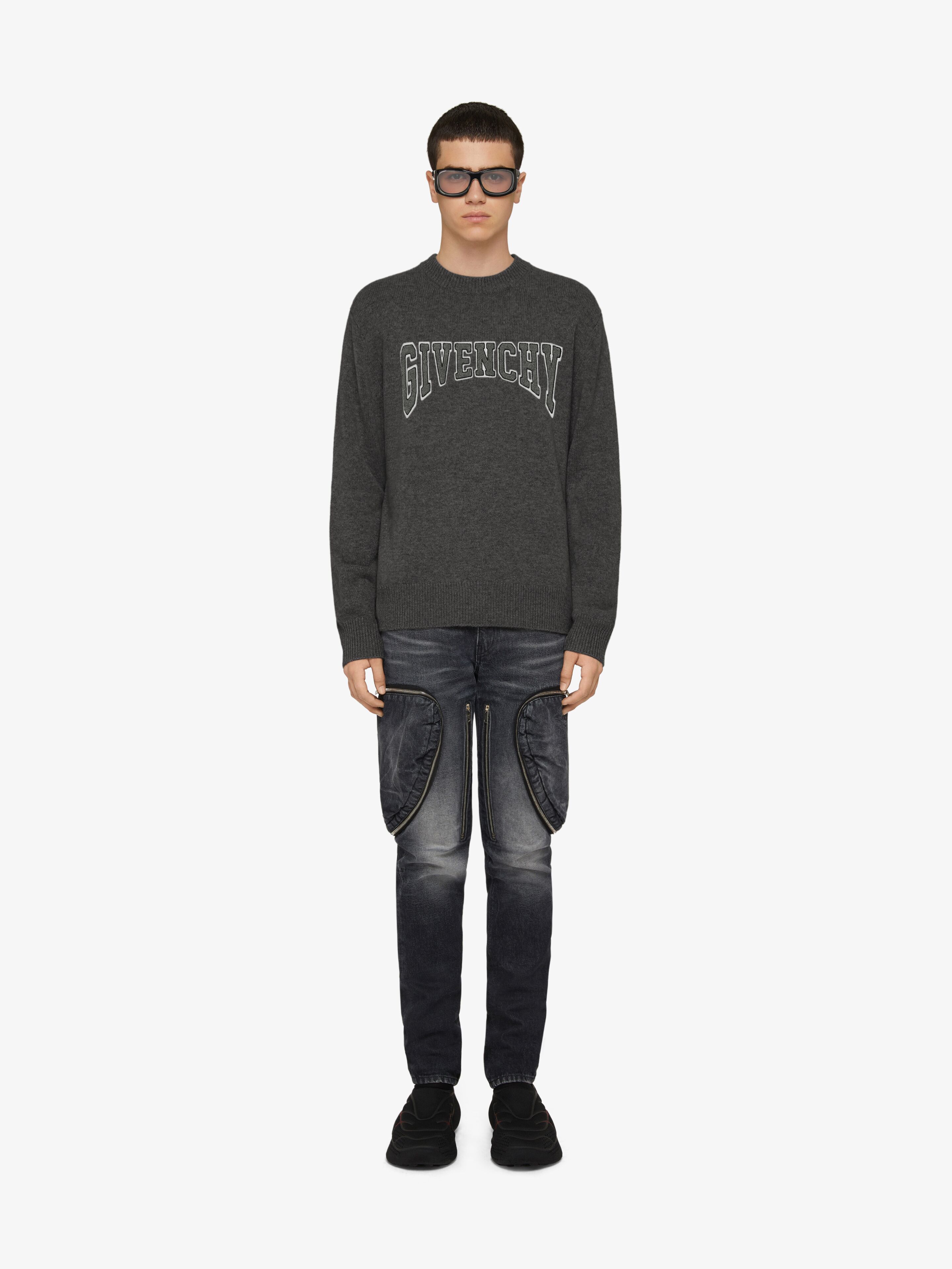 GIVENCHY College sweater in wool and cashmere | Givenchy US | Givenchy