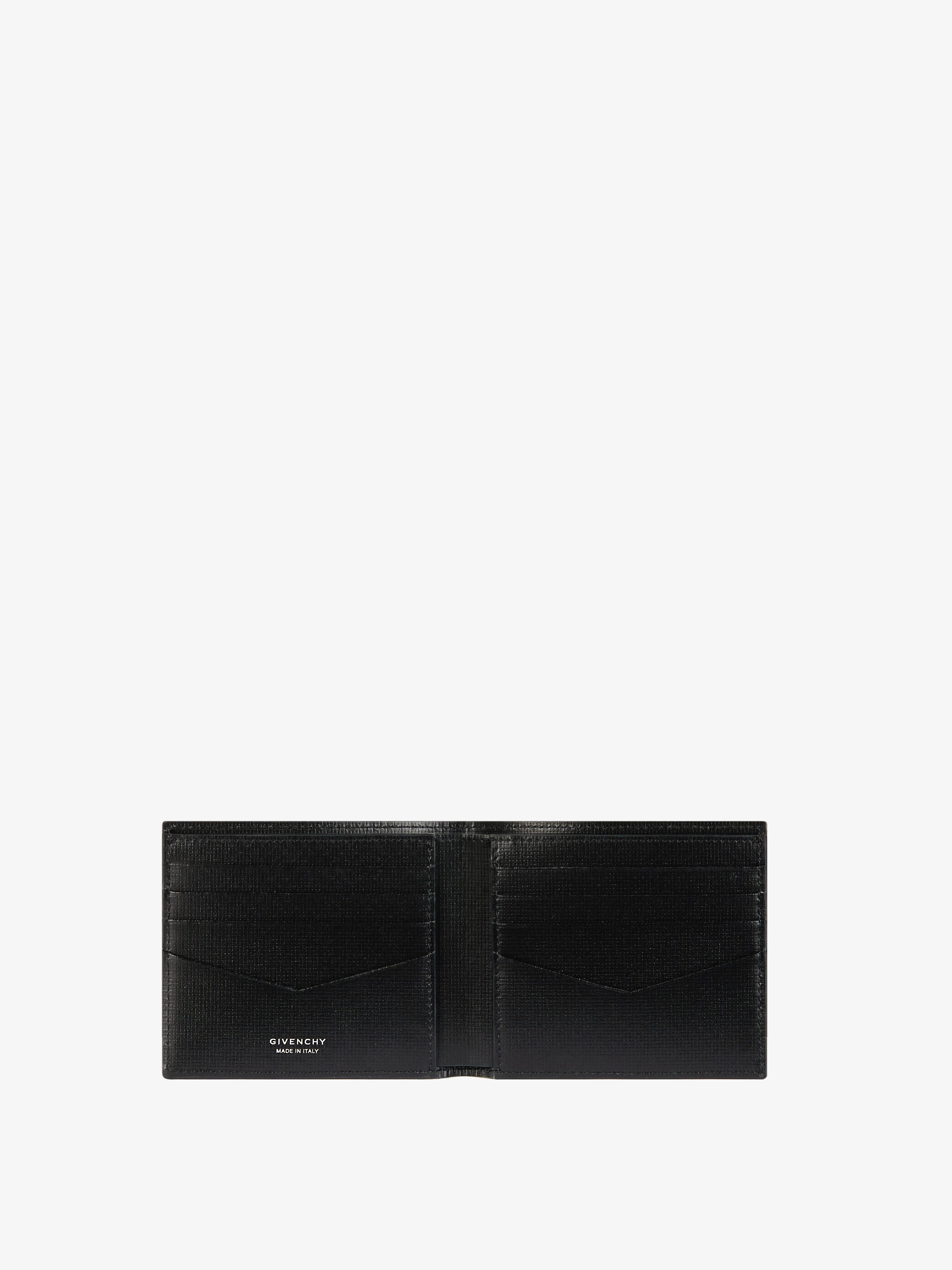 Wallet in Classic 4G leather in - black | Givenchy US