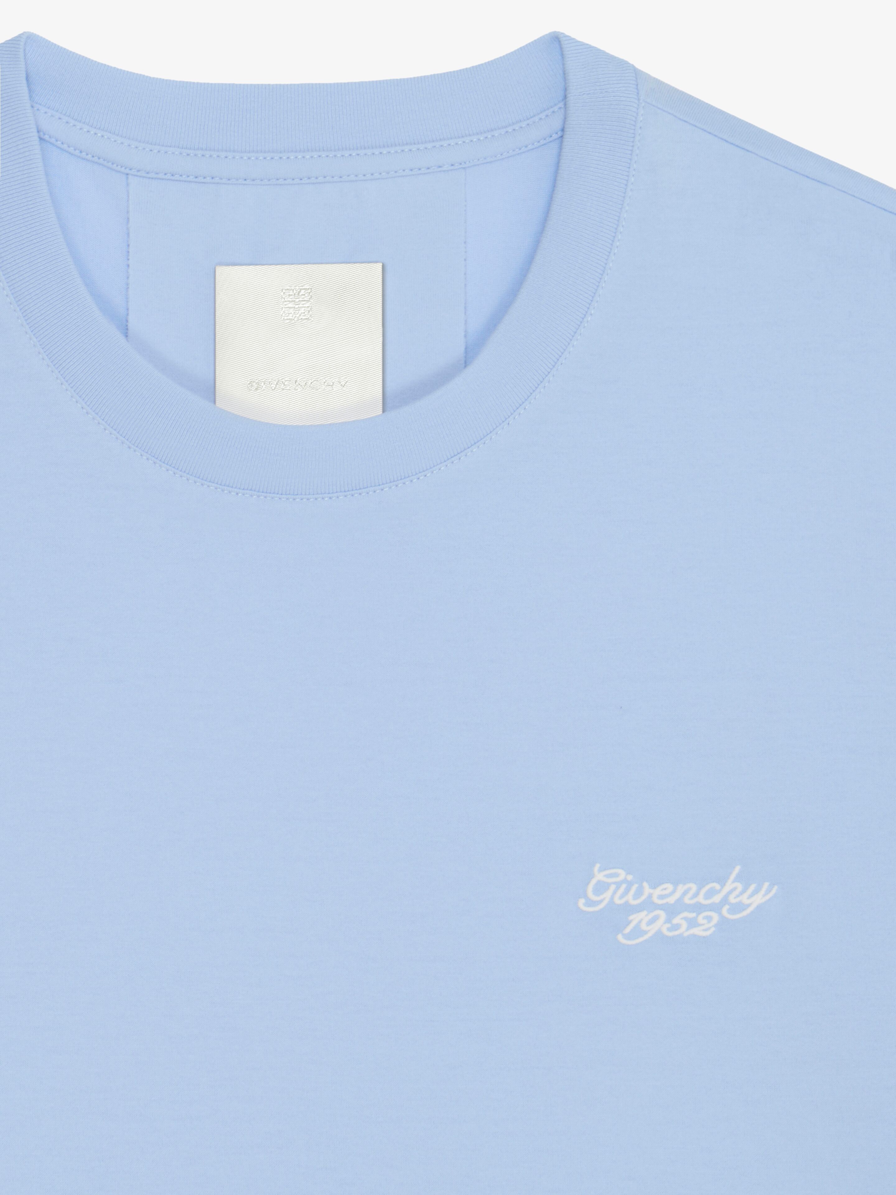 Baby blue givenchy t shirt hotsell