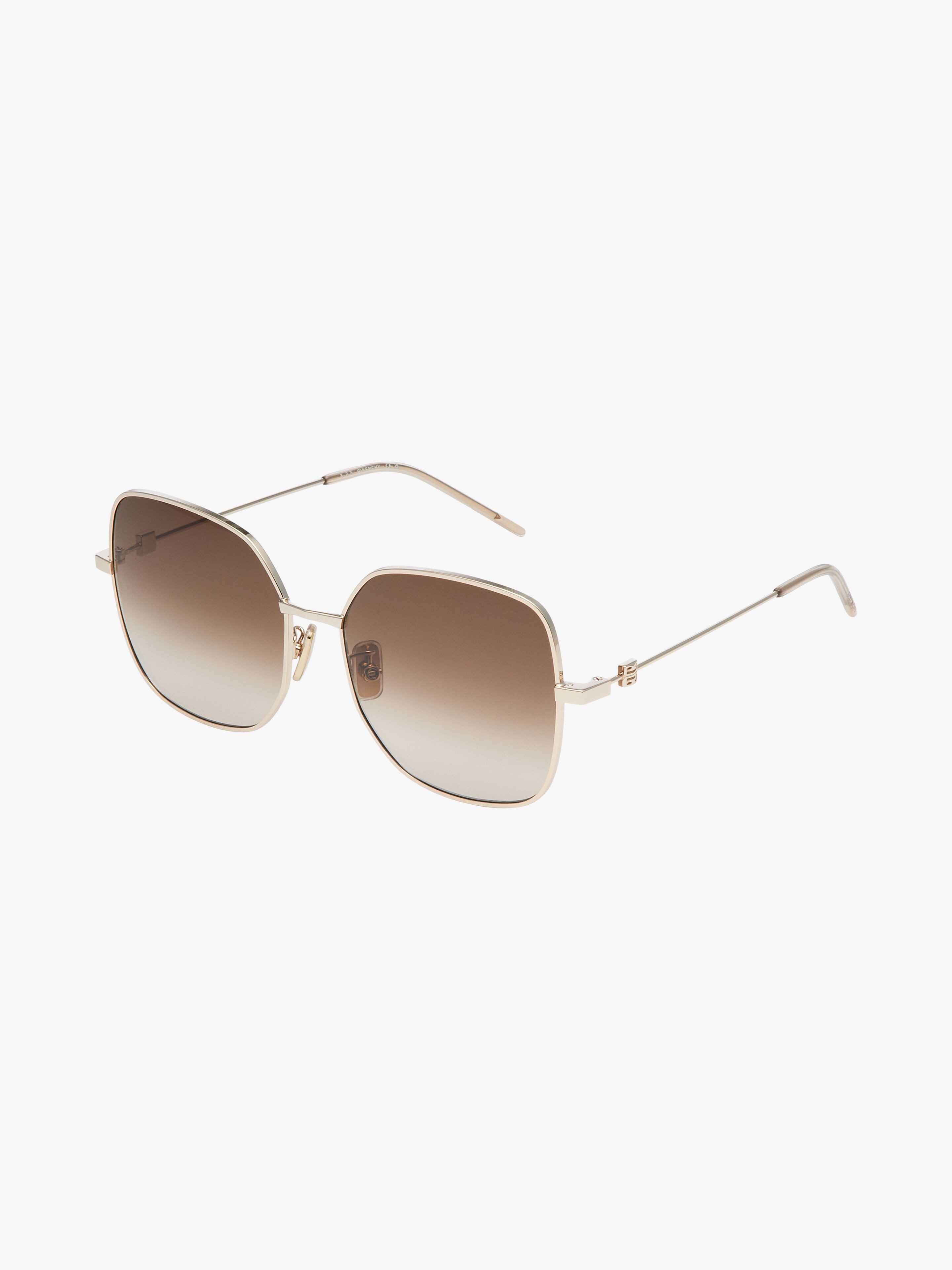 GV Speed sunglasses in metal - brown/golden | Givenchy
