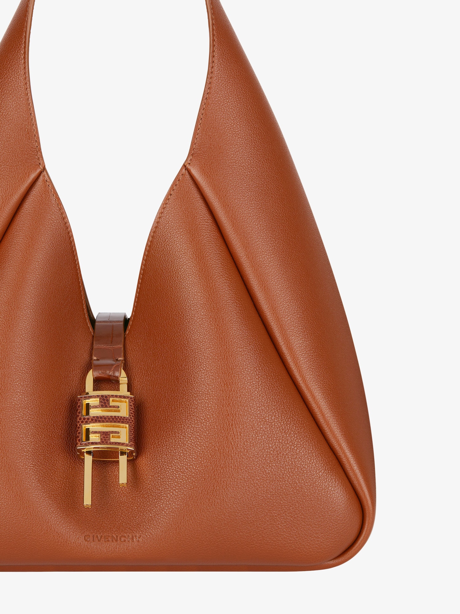 Medium G Hobo Bag In Smooth Leather Tan Givenchy Us 