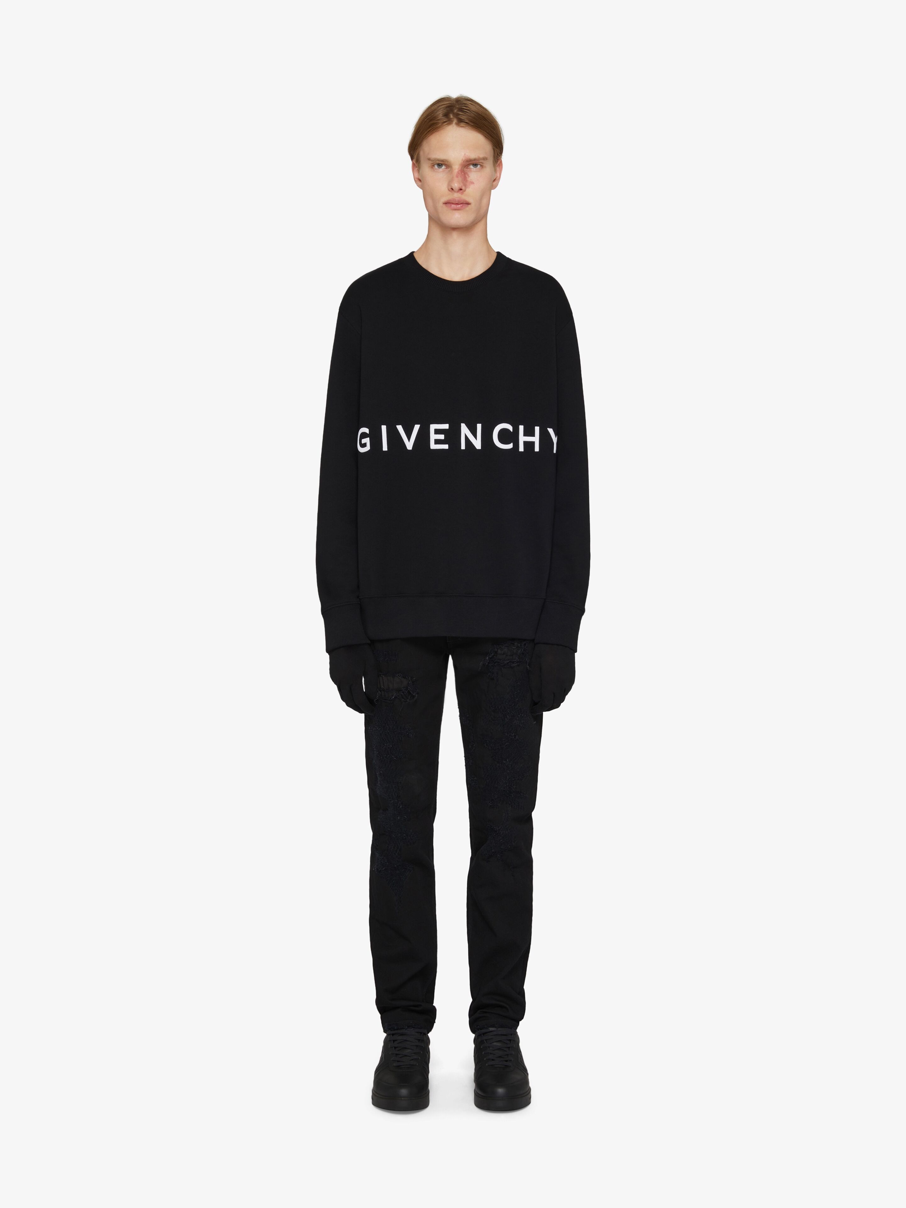 4G ブランドロゴ スリムスウェットシャツ モルトン | Givenchy JP