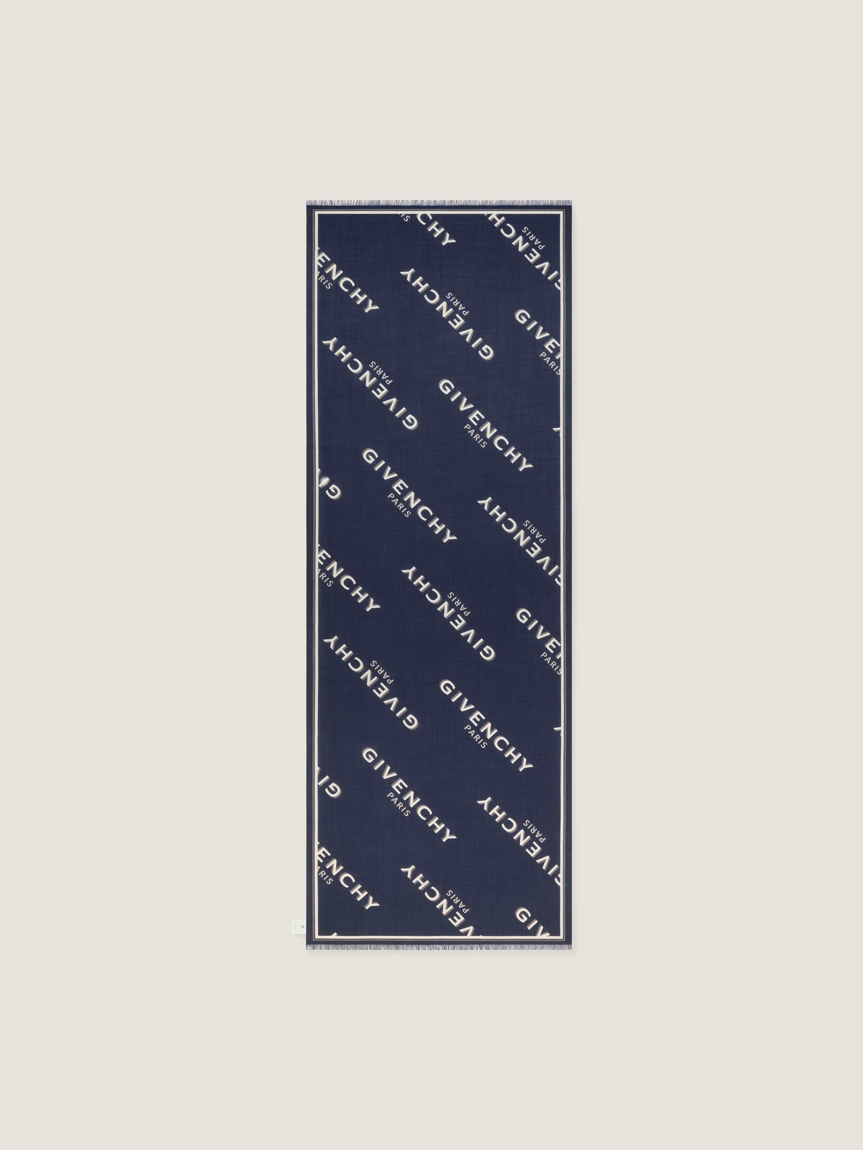 小物 givenchy stole GIVENCHY Shadow stole in wool and silk | Givenchy US | Givenchy