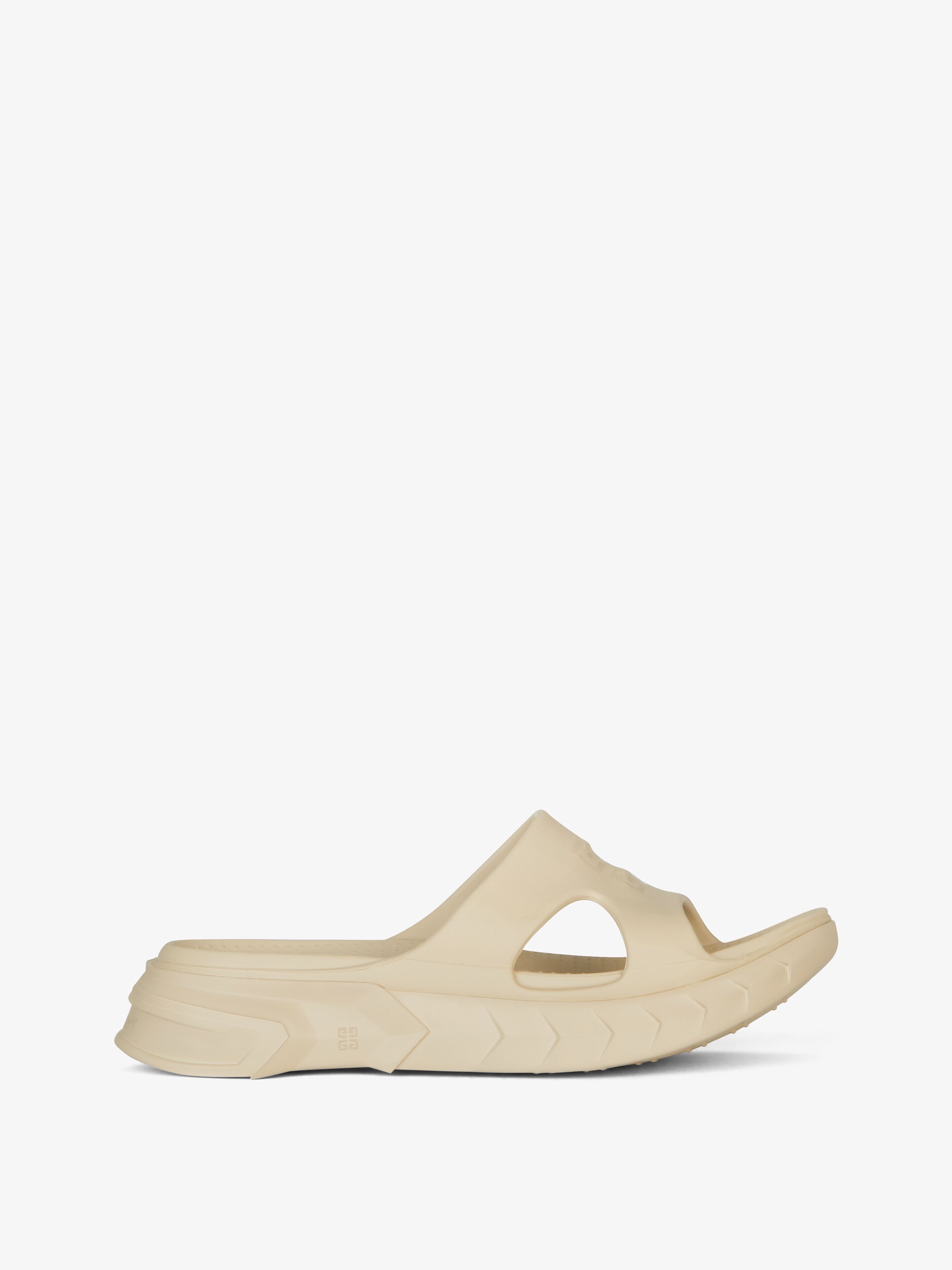 Givenchy - Sandales Plates Marshmallow En Gomme - Beige - pour Homme - Taille : 41