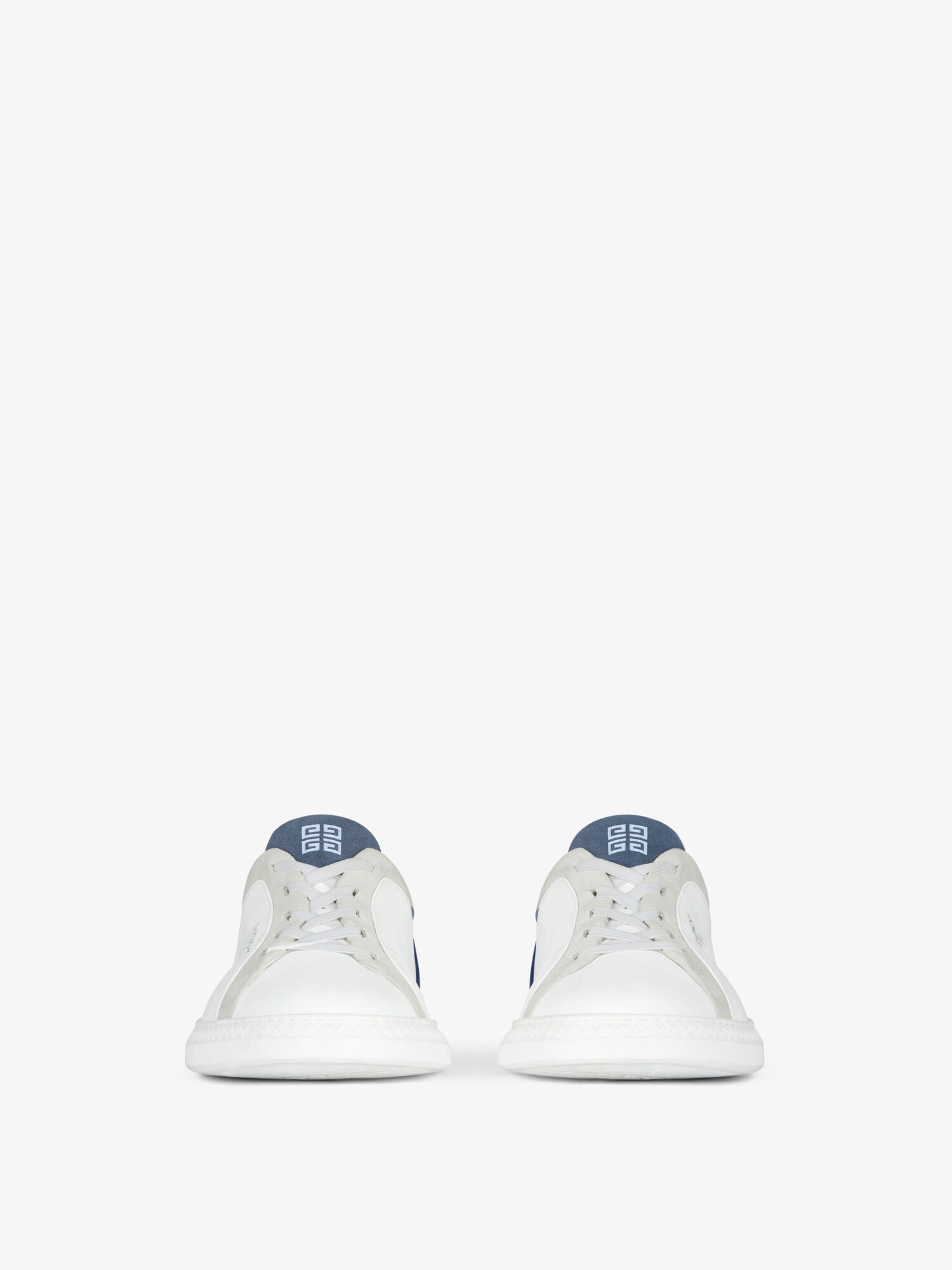 Gセット レザー＆スエード スニーカー - ホワイト/ブルー | GIVENCHY JP