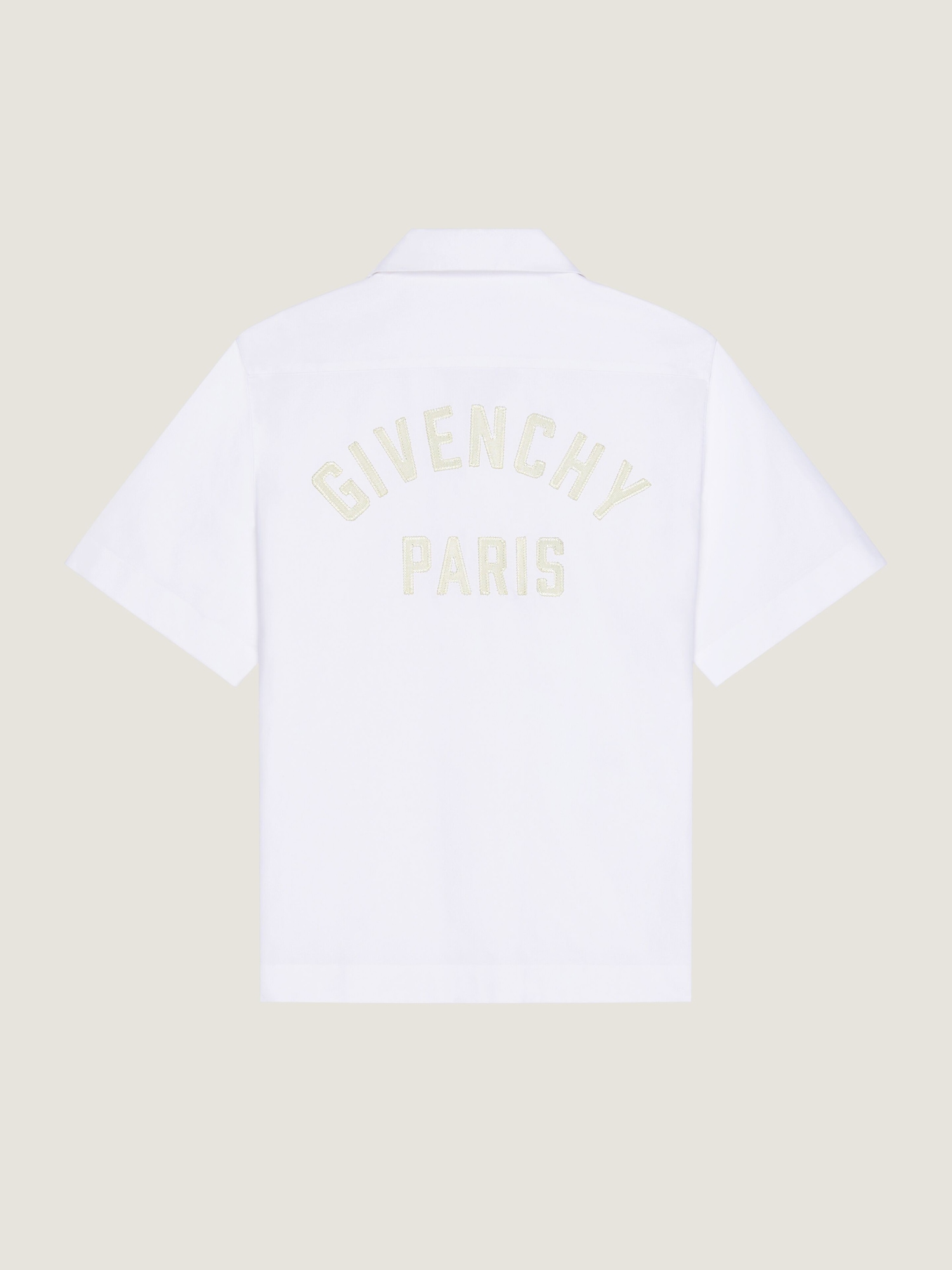 Shirt in cotton oxford with GIVENCHY paris embroidery Givenchy