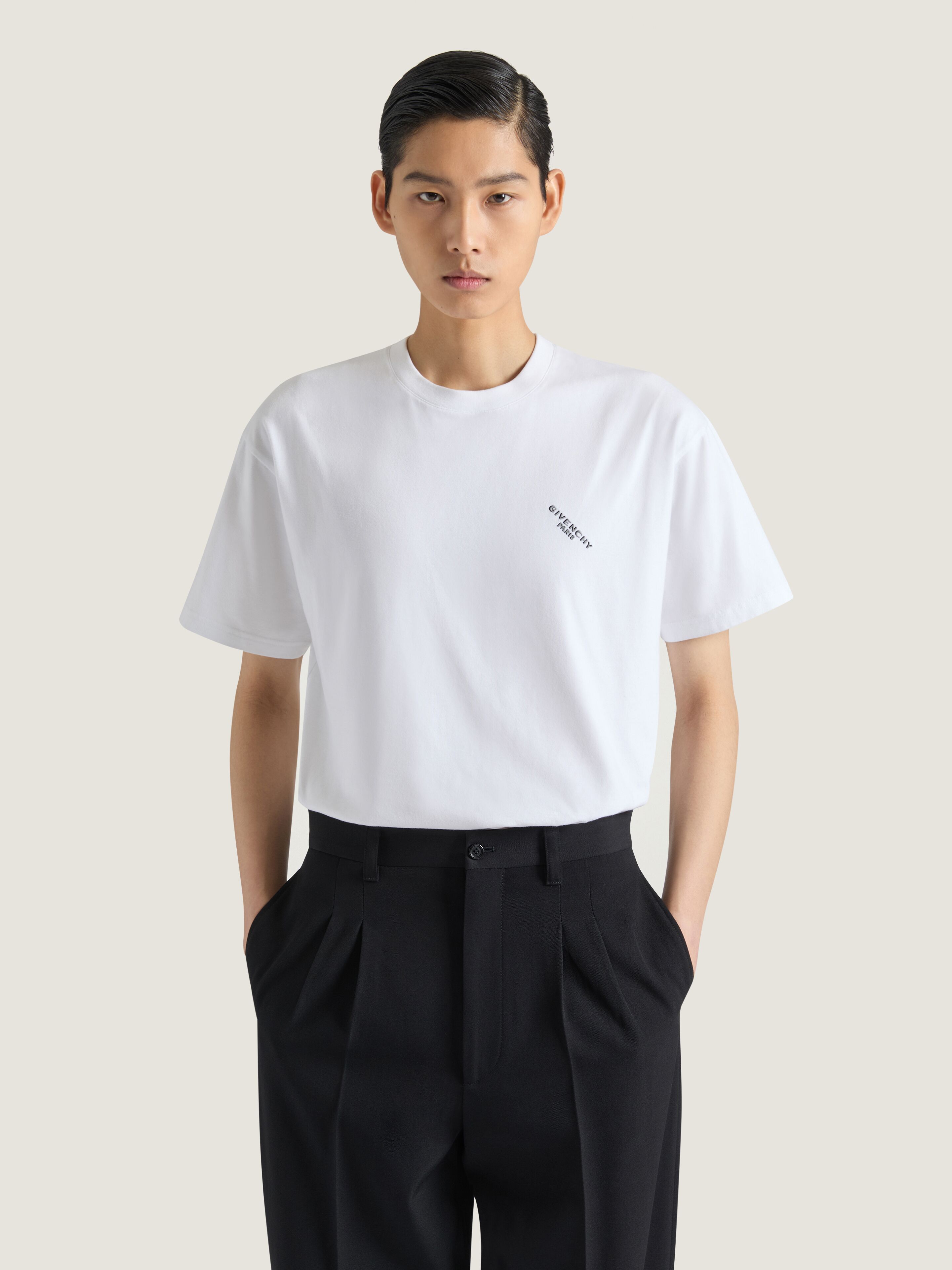 T-shirt in cotton with GIVENCHY Shadow print | Givenchy CA