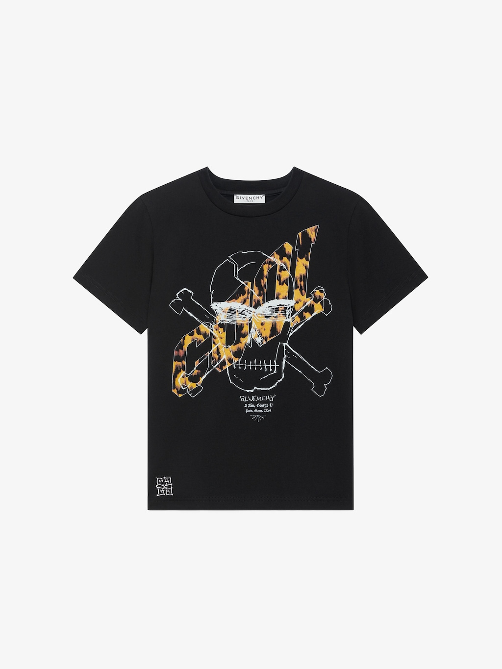 givenchy.com | T-shirt in jersey with skull print
