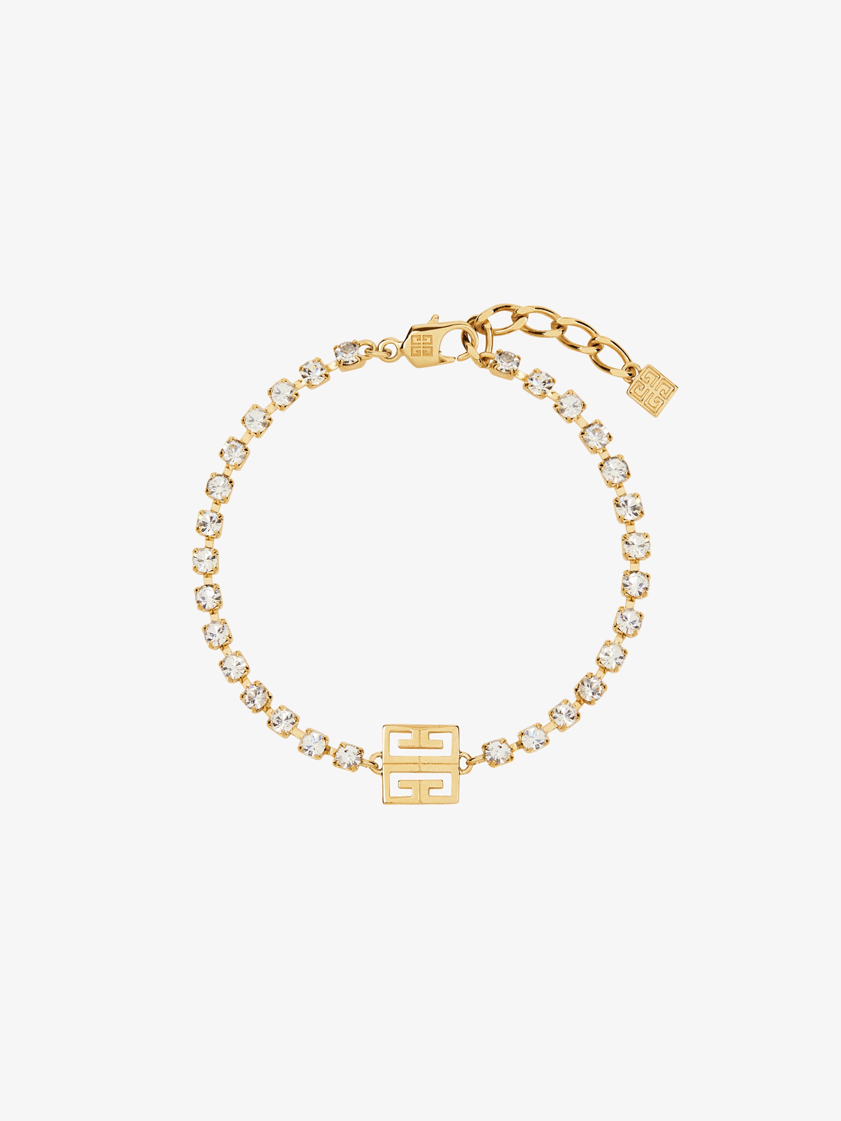 GIVENCHY BRACELET 4G EN MÉTAL AVEC CRISTAUX 