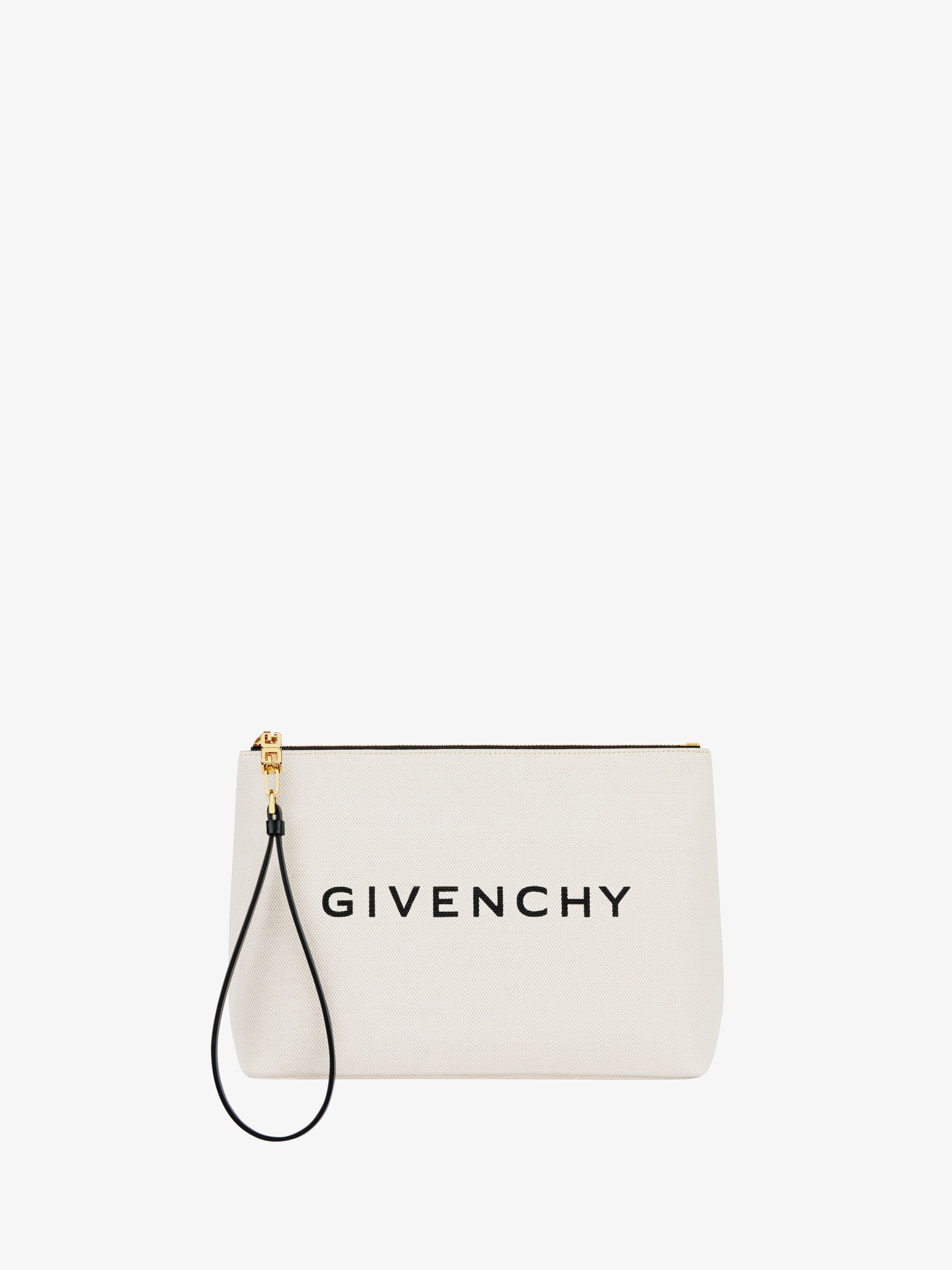 Givenchy Canvas Pouch Beige for Women 24S