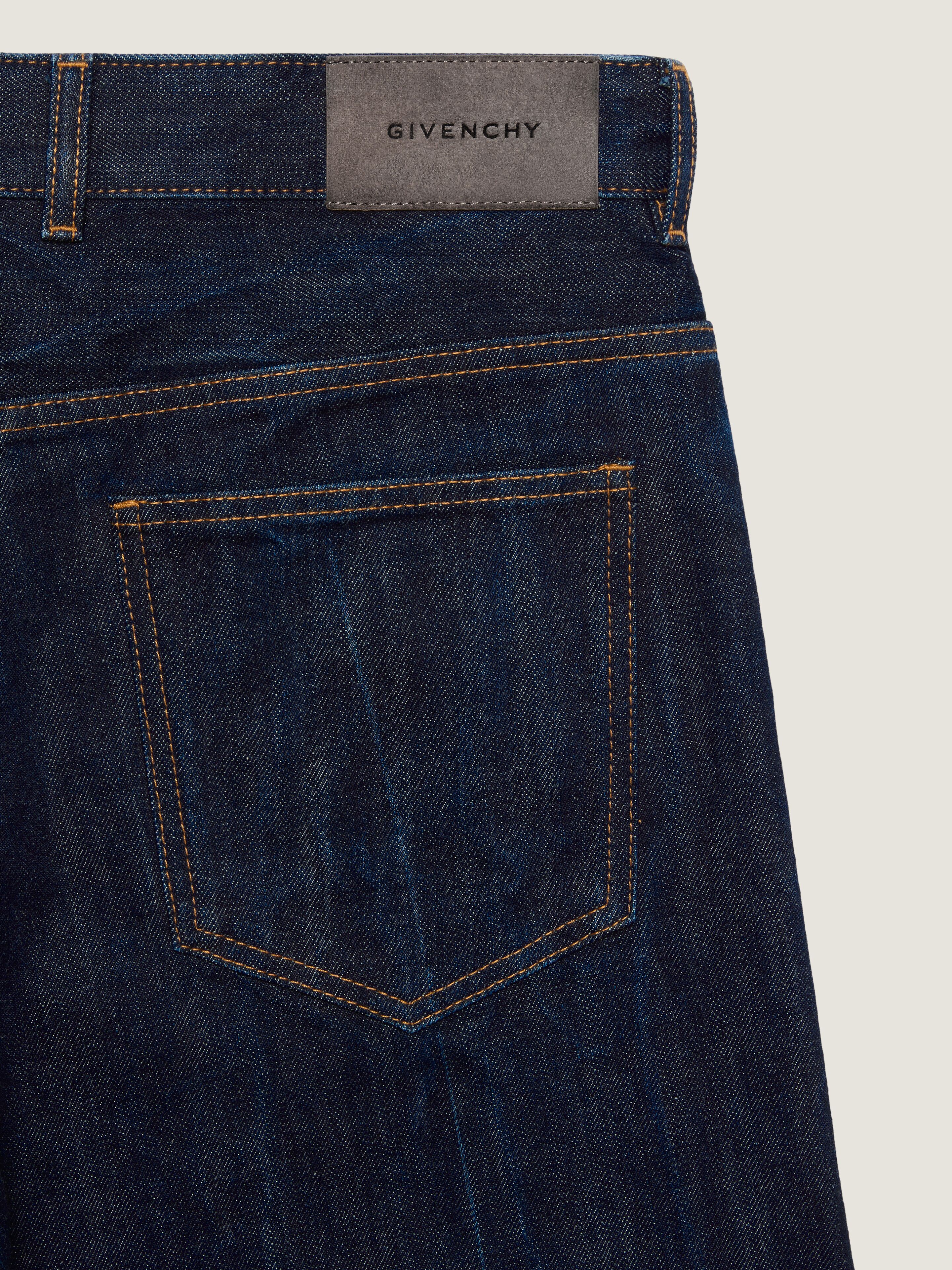 Wide leg jean in denim in - dark blue | Givenchy DE