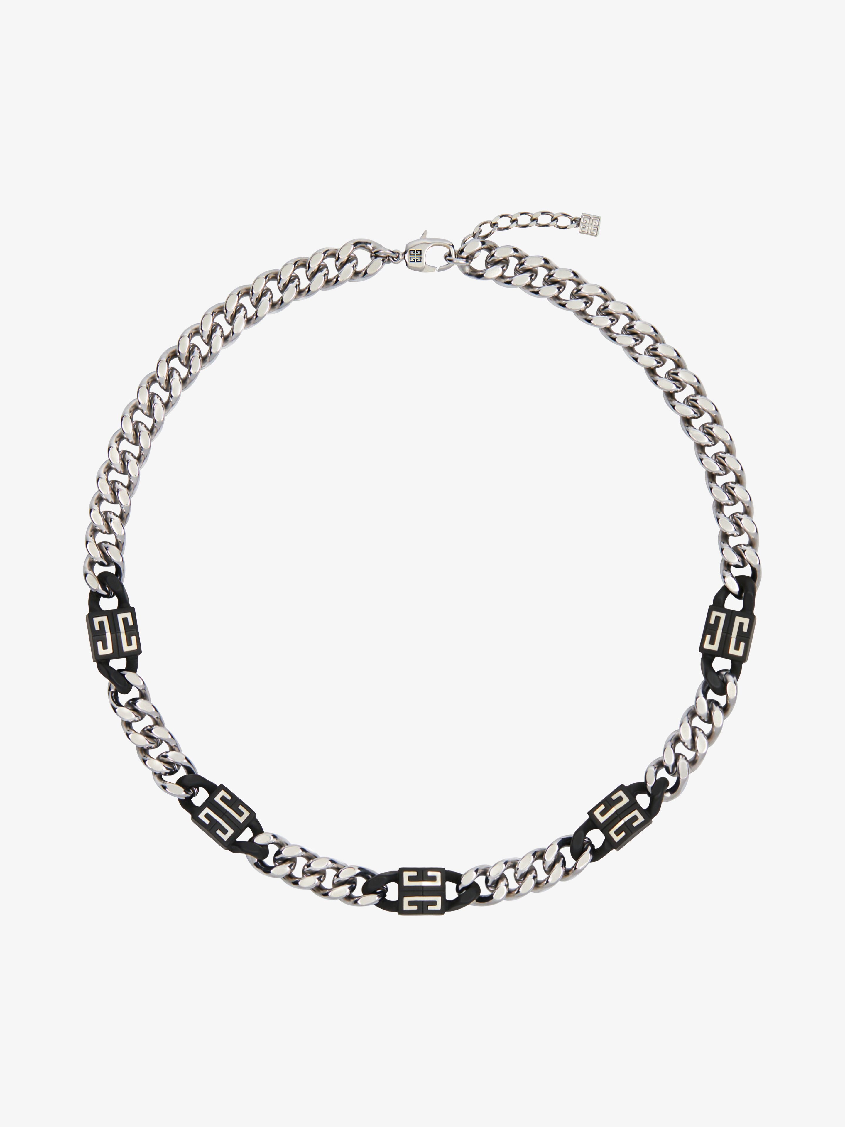 Shop Givenchy 4g Short Necklace In Metal In Multicolor