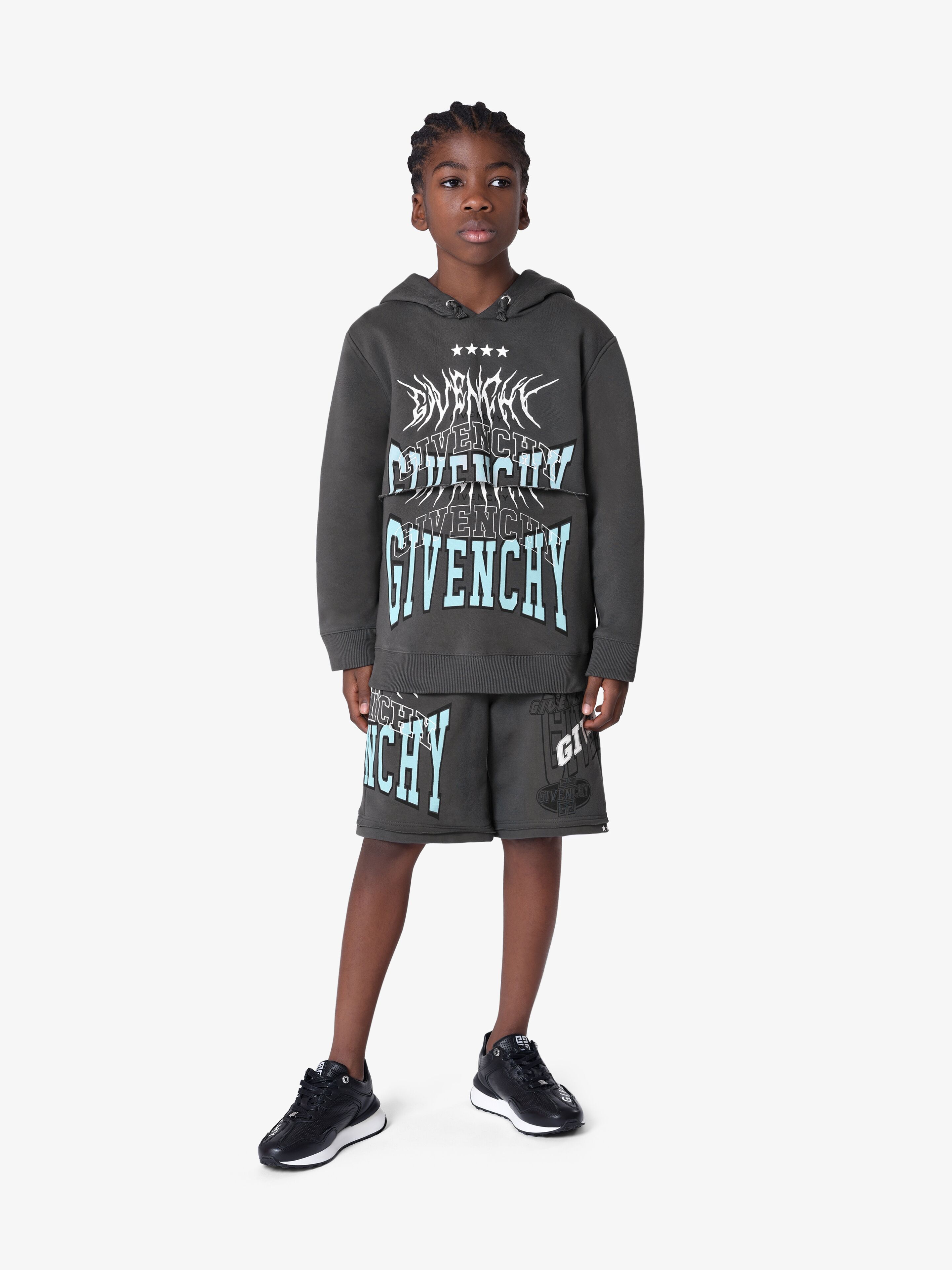 Givenchy inverted mélange sweatshirt shorts - Grey