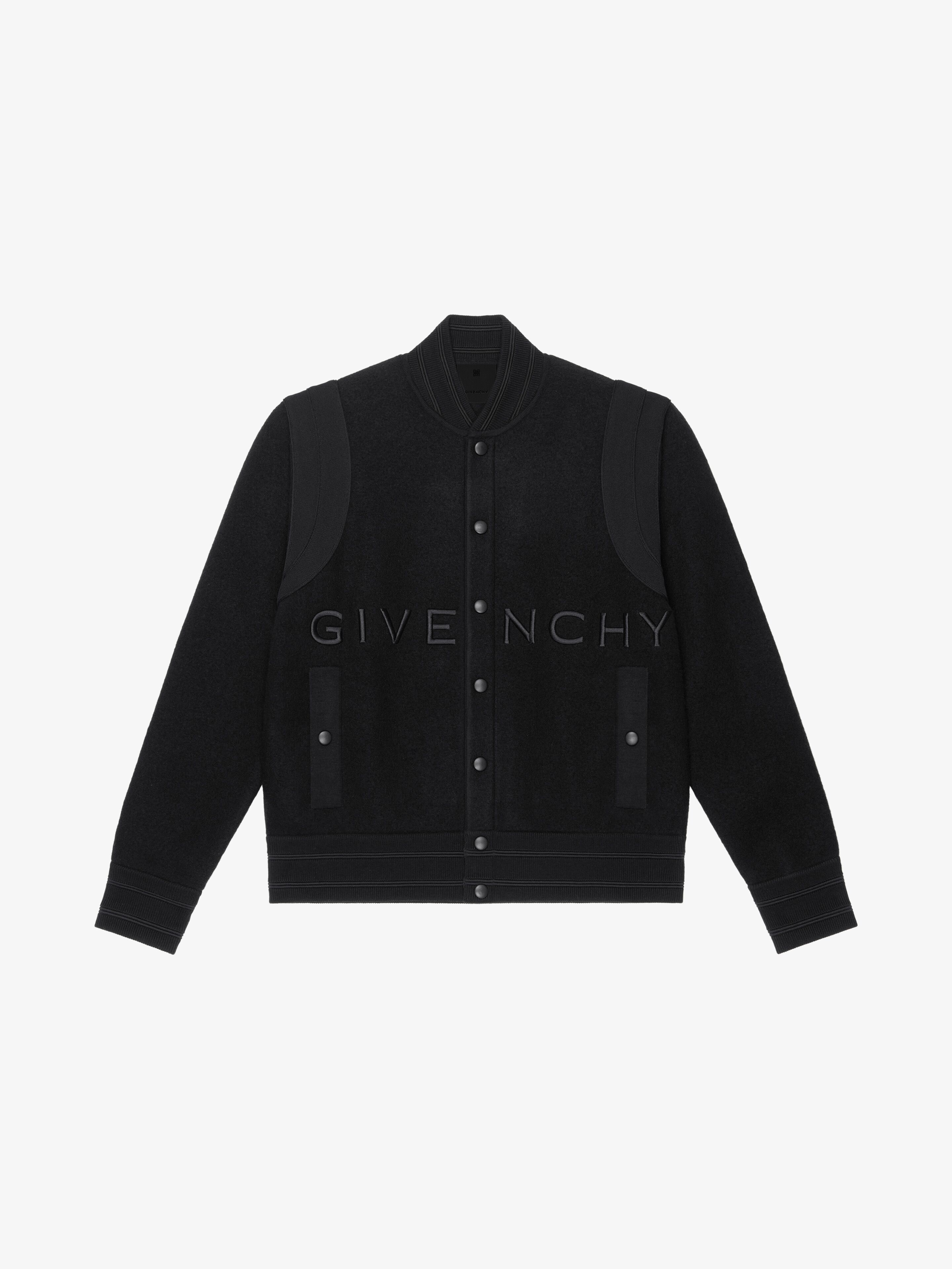 GIVENCHY varsity jacket in wool - black