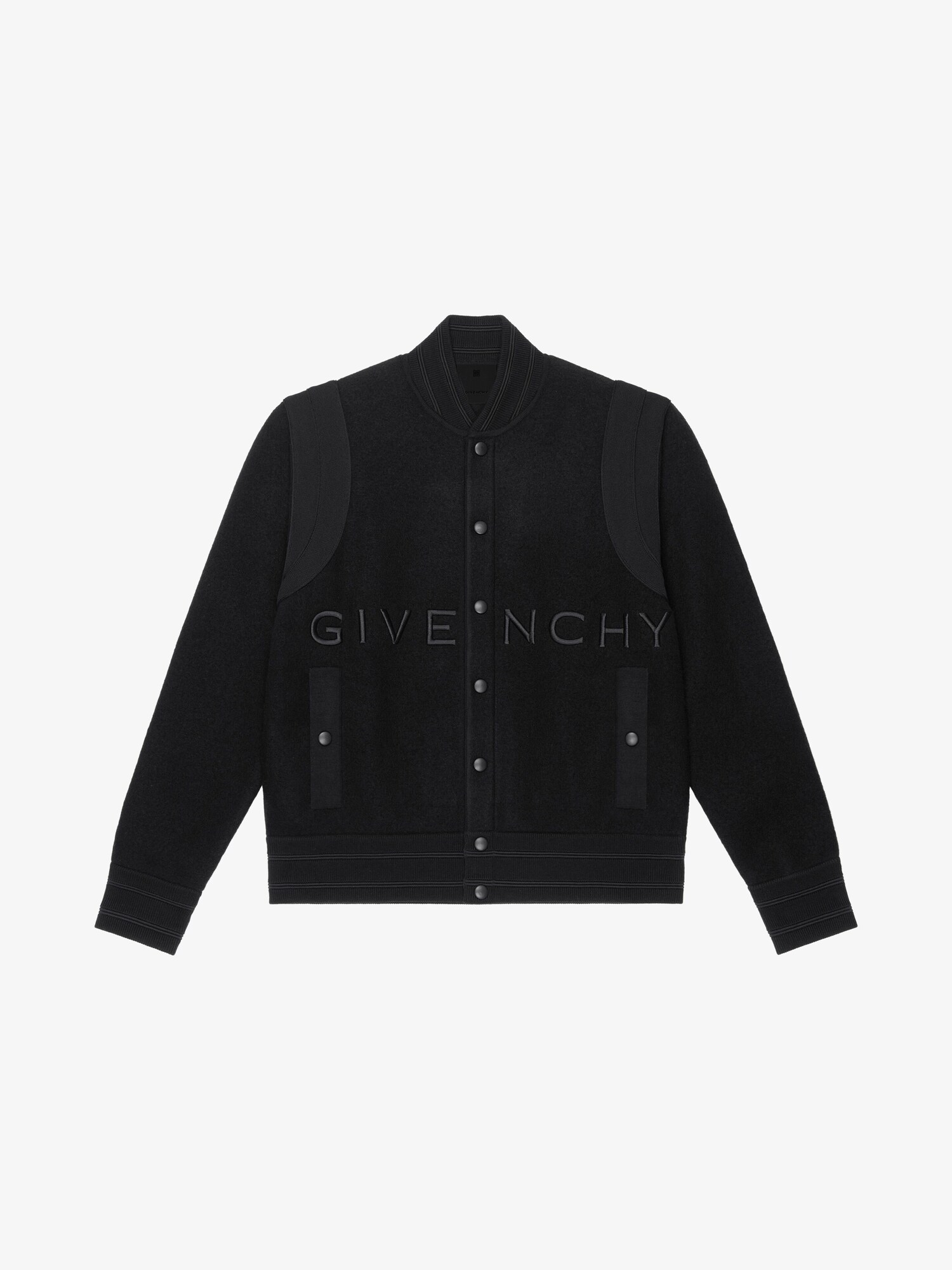 GIVENCHY varsity jacket in wool in - black | Givenchy DE 