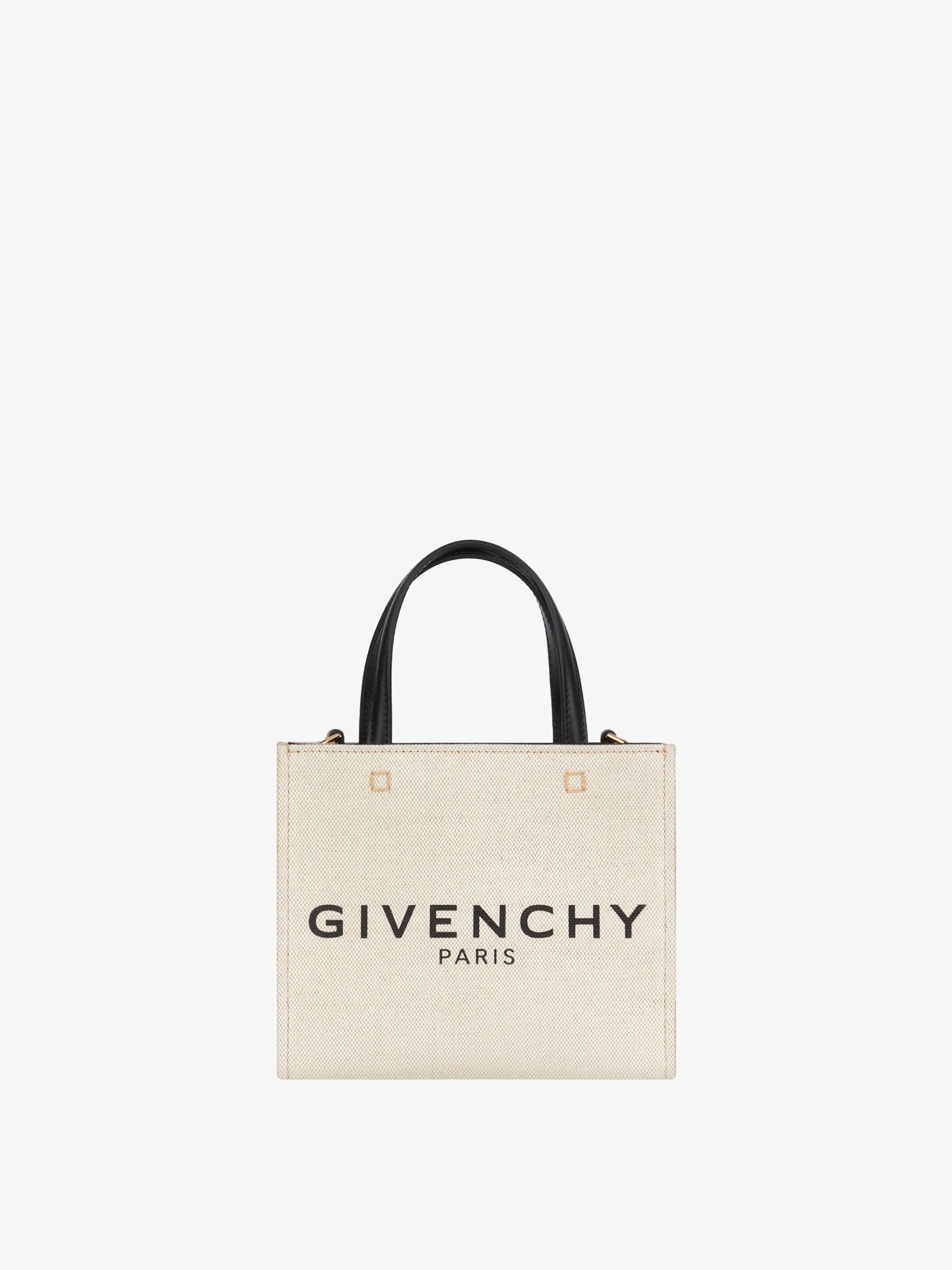 Givenchy - Cabas G-Tote Mini En Toile - pour Femme