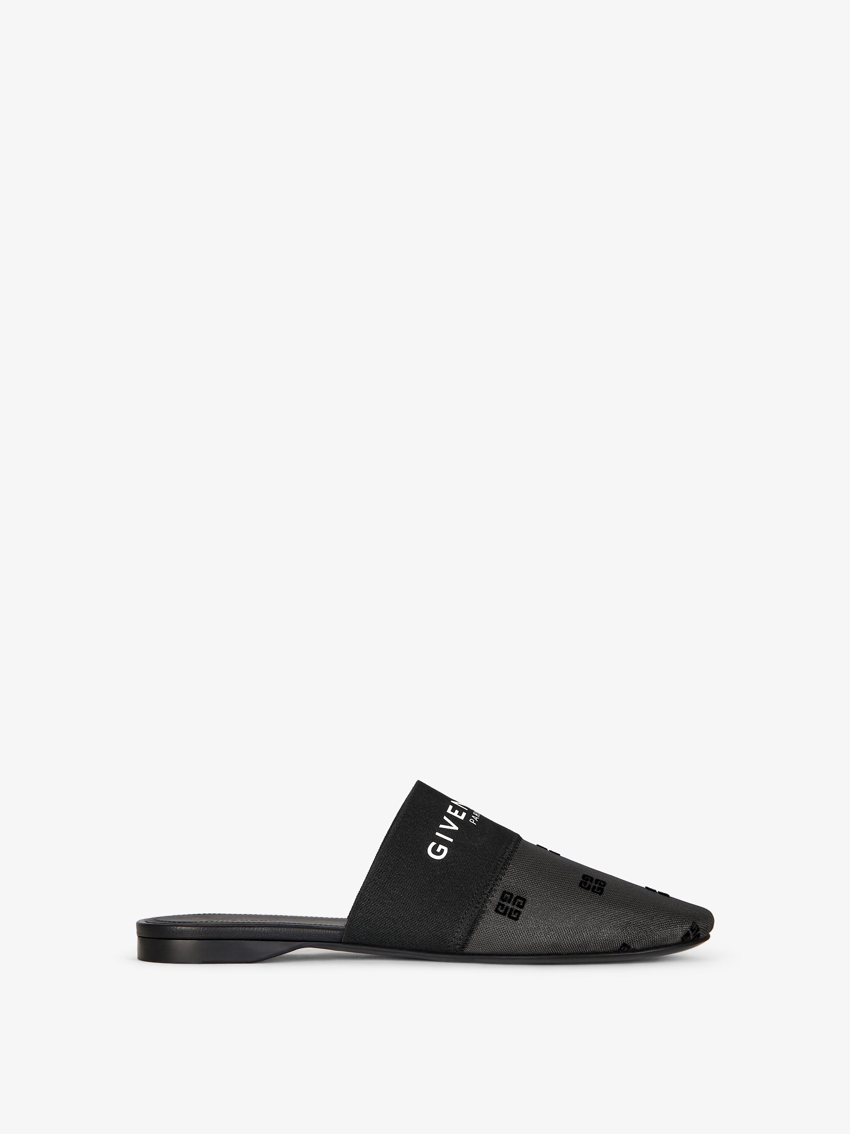 Givenchy Bedford Flat Mules In 4G Mesh Black Women 39