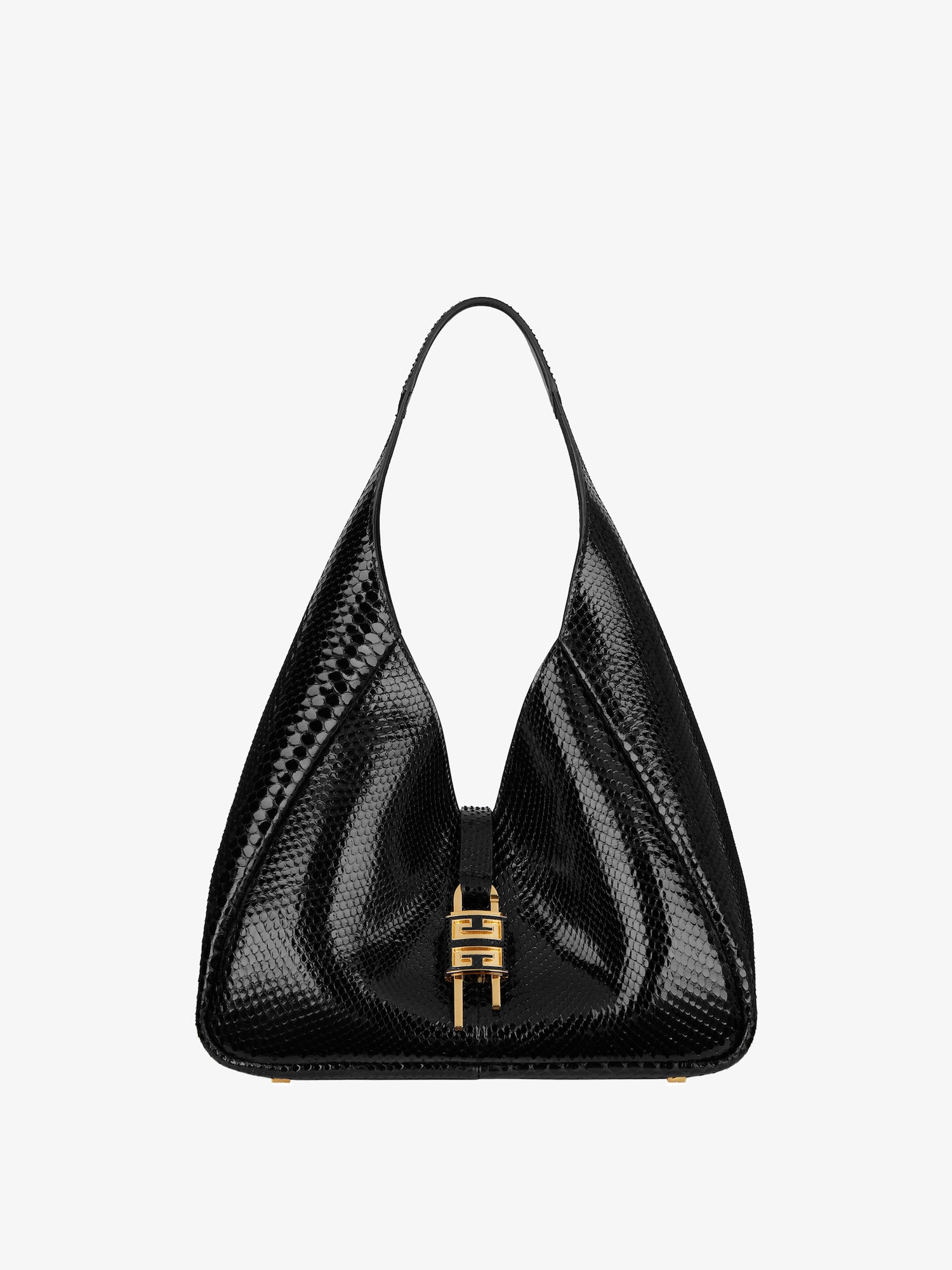 Medium G Hobo Bag In Smooth Python Black Givenchy Us 