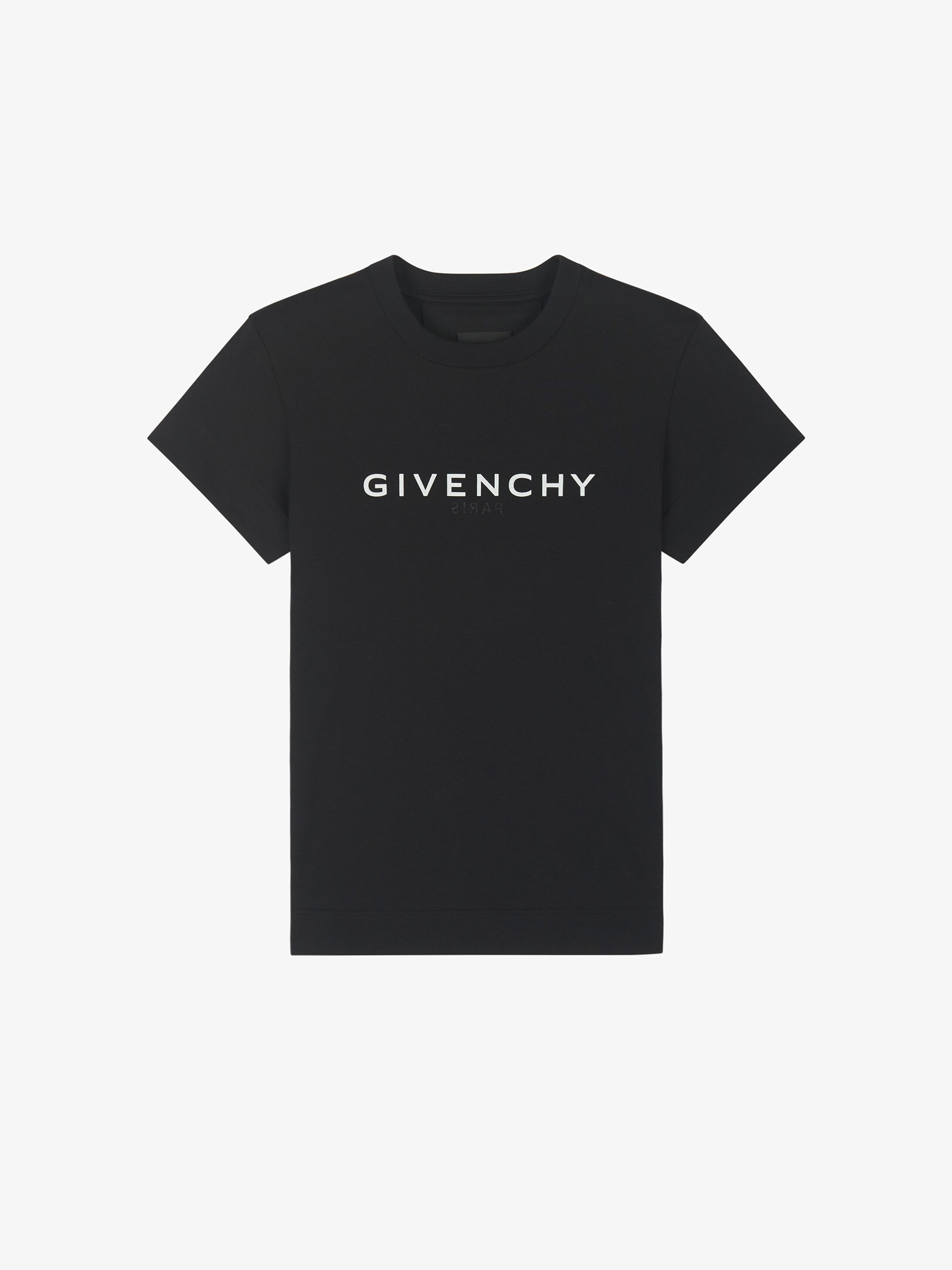 Shop Givenchy Reverse Slim Fit T-shirt In Cotton In Black