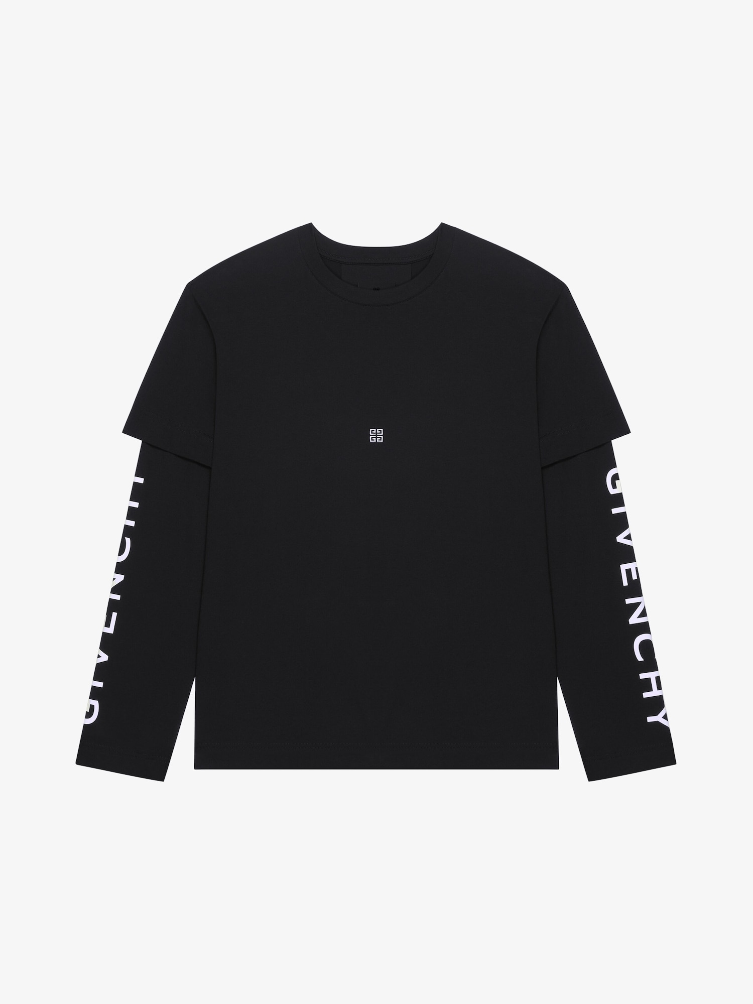 GIVENCHY double layered t-shirt in cotton | Givenchy US | Givenchy