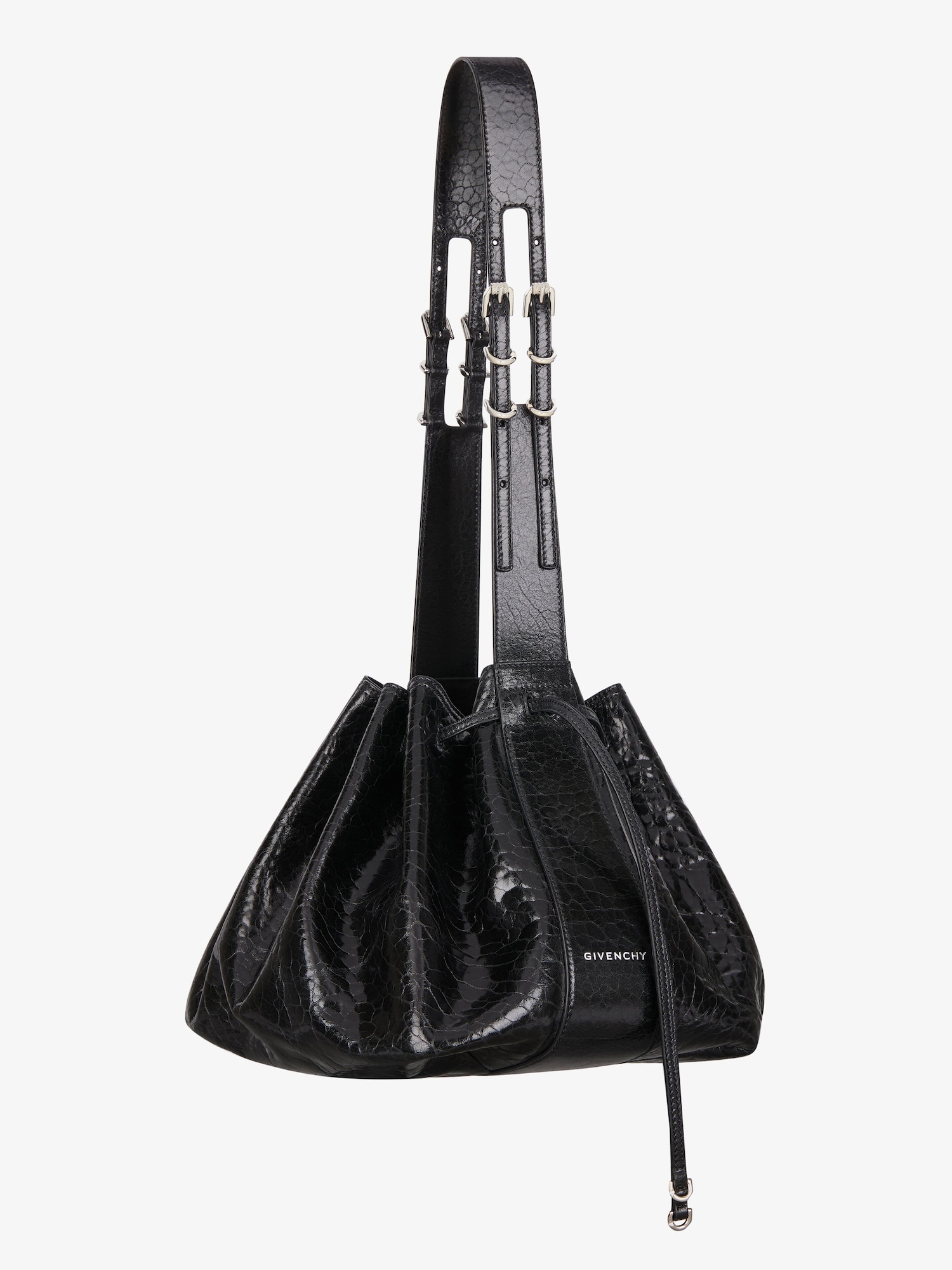 Medium Pumpkin bag in crackled patent leather | Givenchy CA | Givenchy