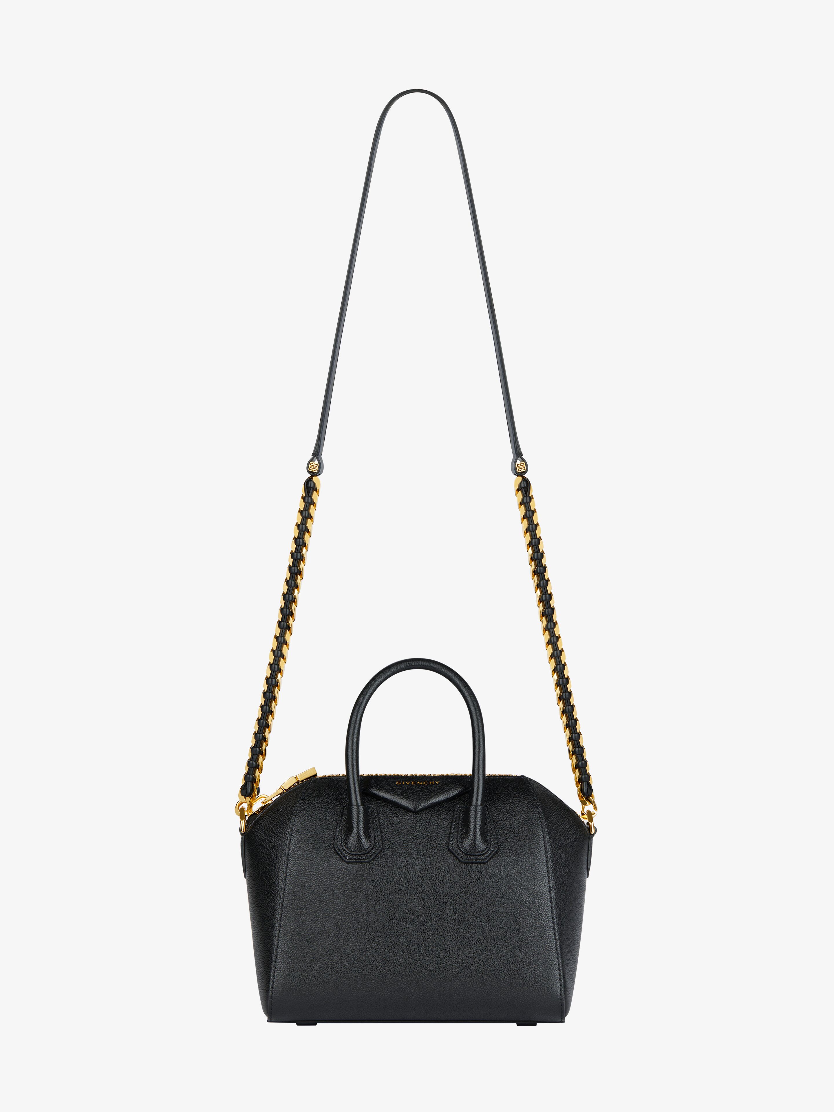 Mini Antigona bag in grained leather