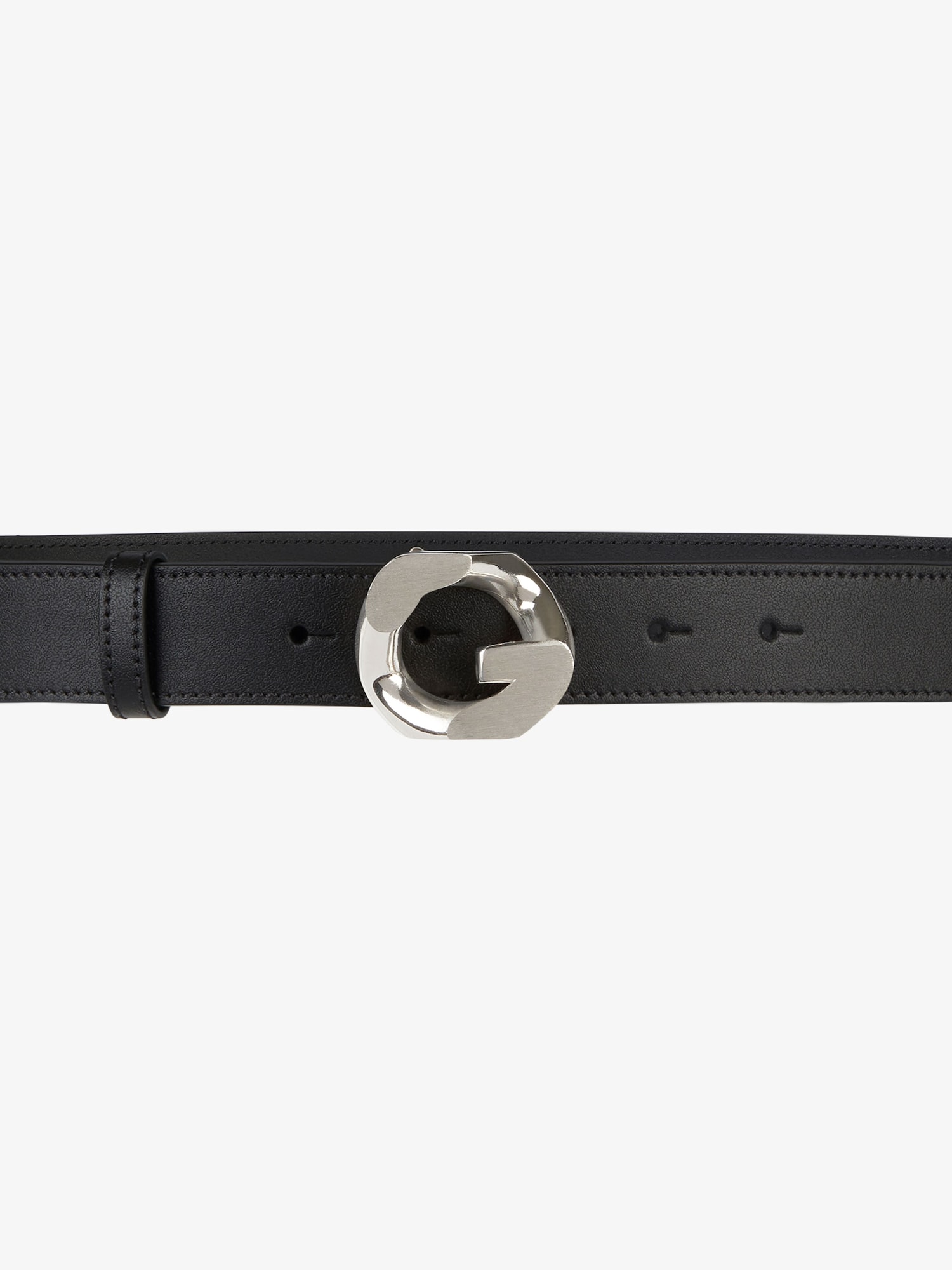Givenchy G-chain buckle leather belt (sz 85) Givenchy - Reversible G Chain leather belt Givenchy main image 2