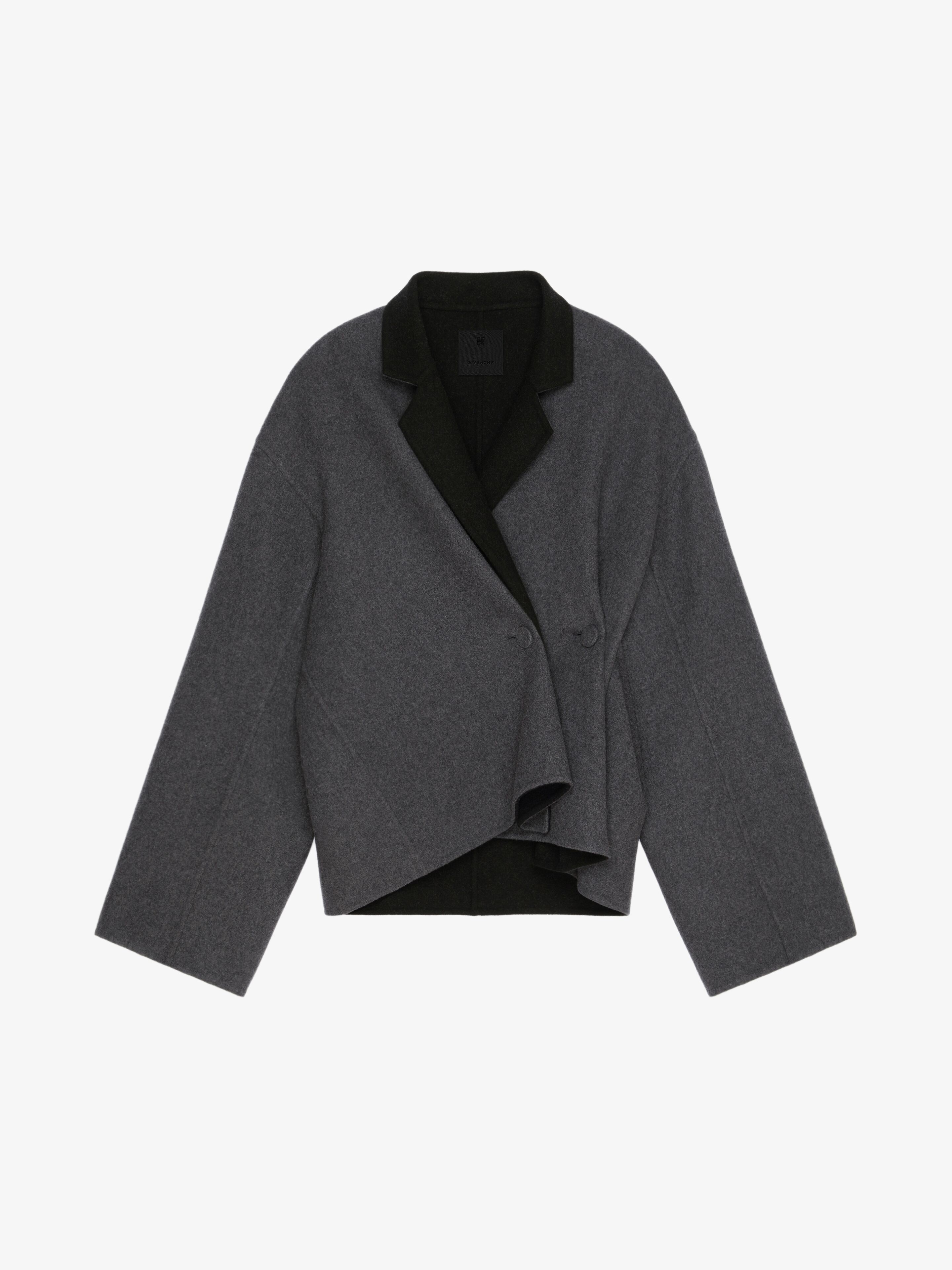 GIVENCHY JACKET IN DOUBLE FACE WOOL AND CASHMERE