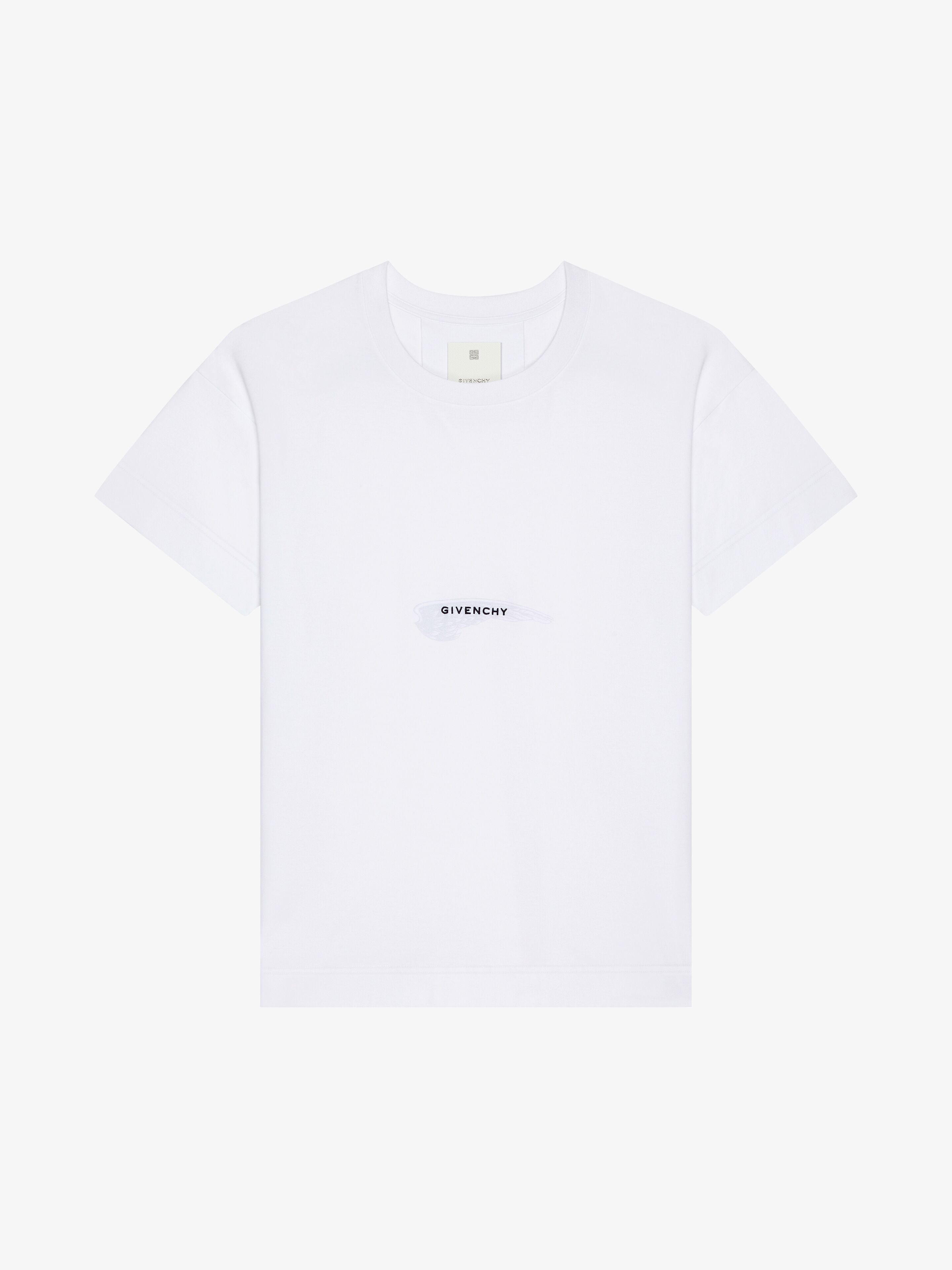 T-shirt In Cotton Givenchy Wings - White - Men - Size: L