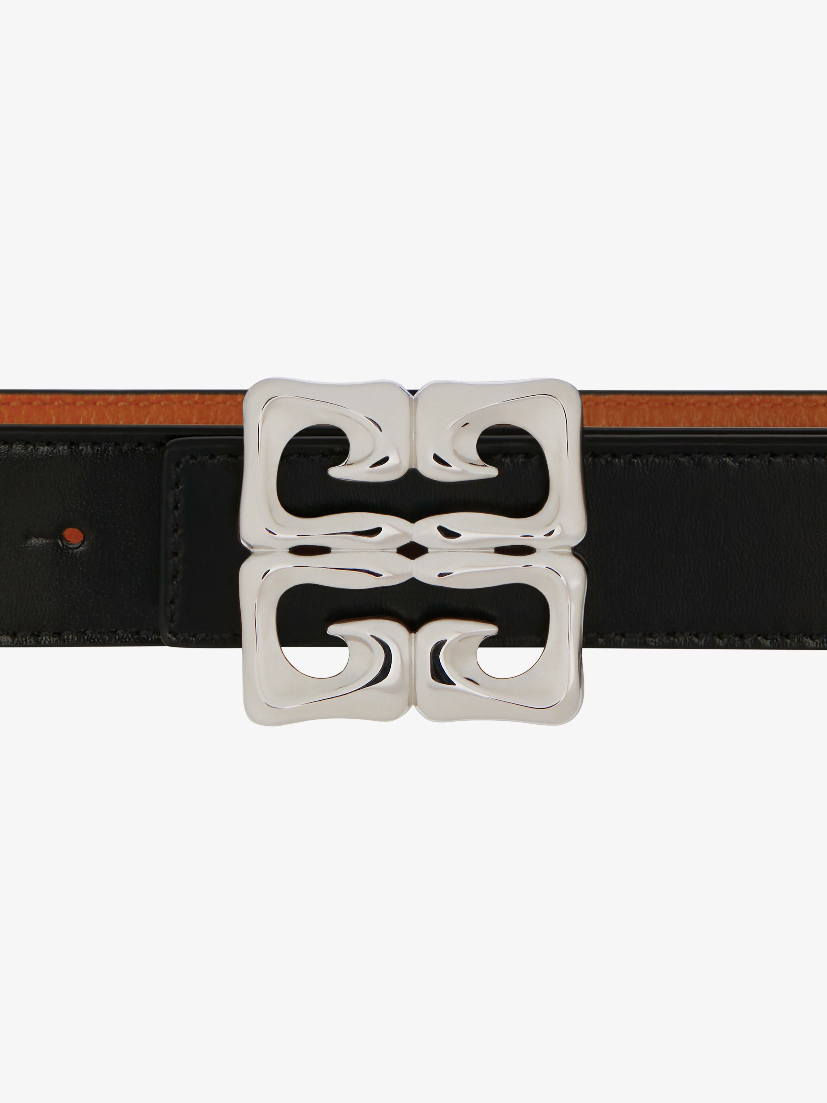 Givenchy Reversible Leather Logo outlet Belt, Brand New