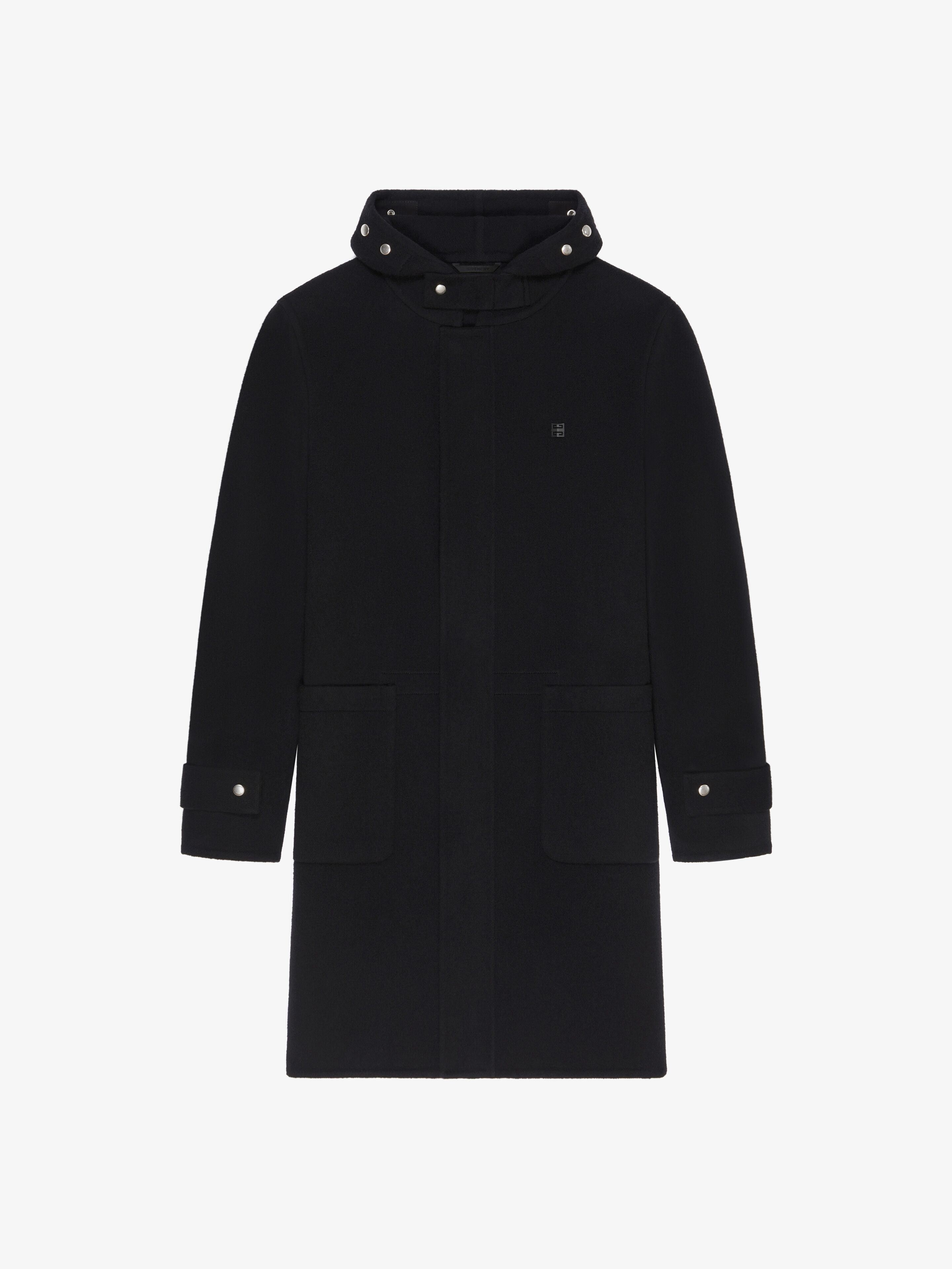 Givenchy - Cappotto In Lana E Cachemire Double Face - Nero - Uomo - Taglia: 50