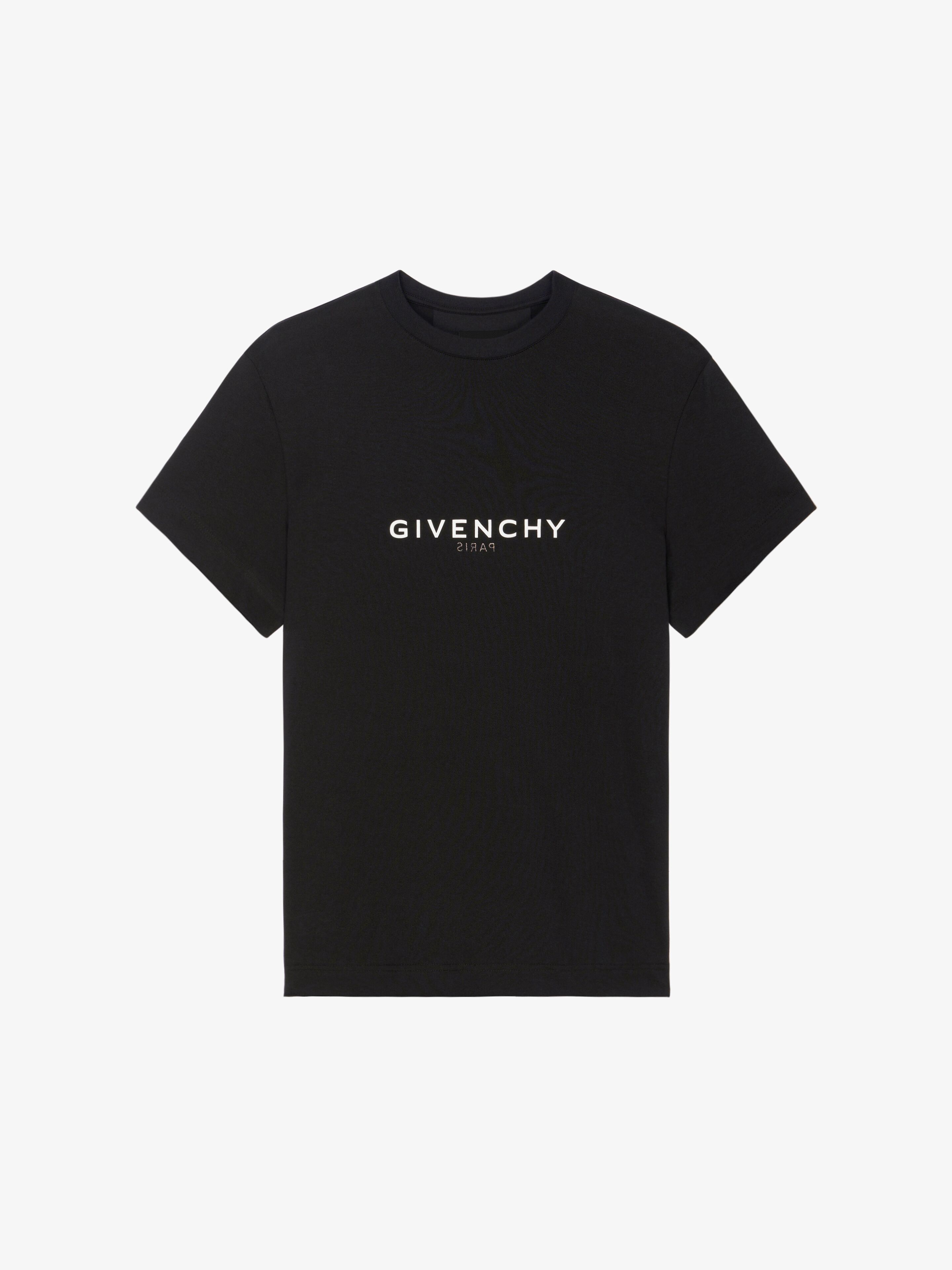 T-shirt Givenchy Reverse En Coton - Noir - pour Femme - Taille : XS