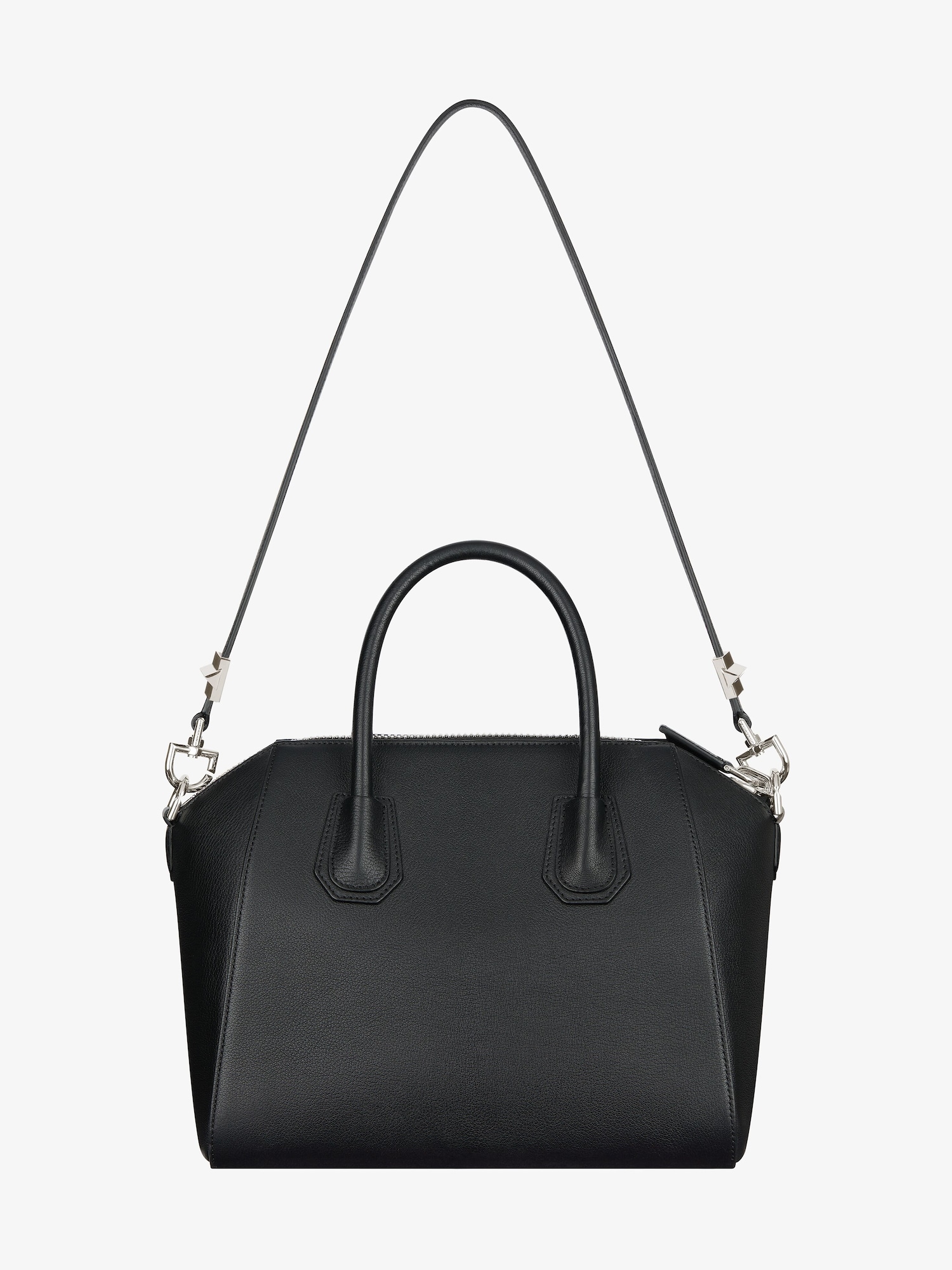 Small Antigona bag in grained leather - black | Givenchy US