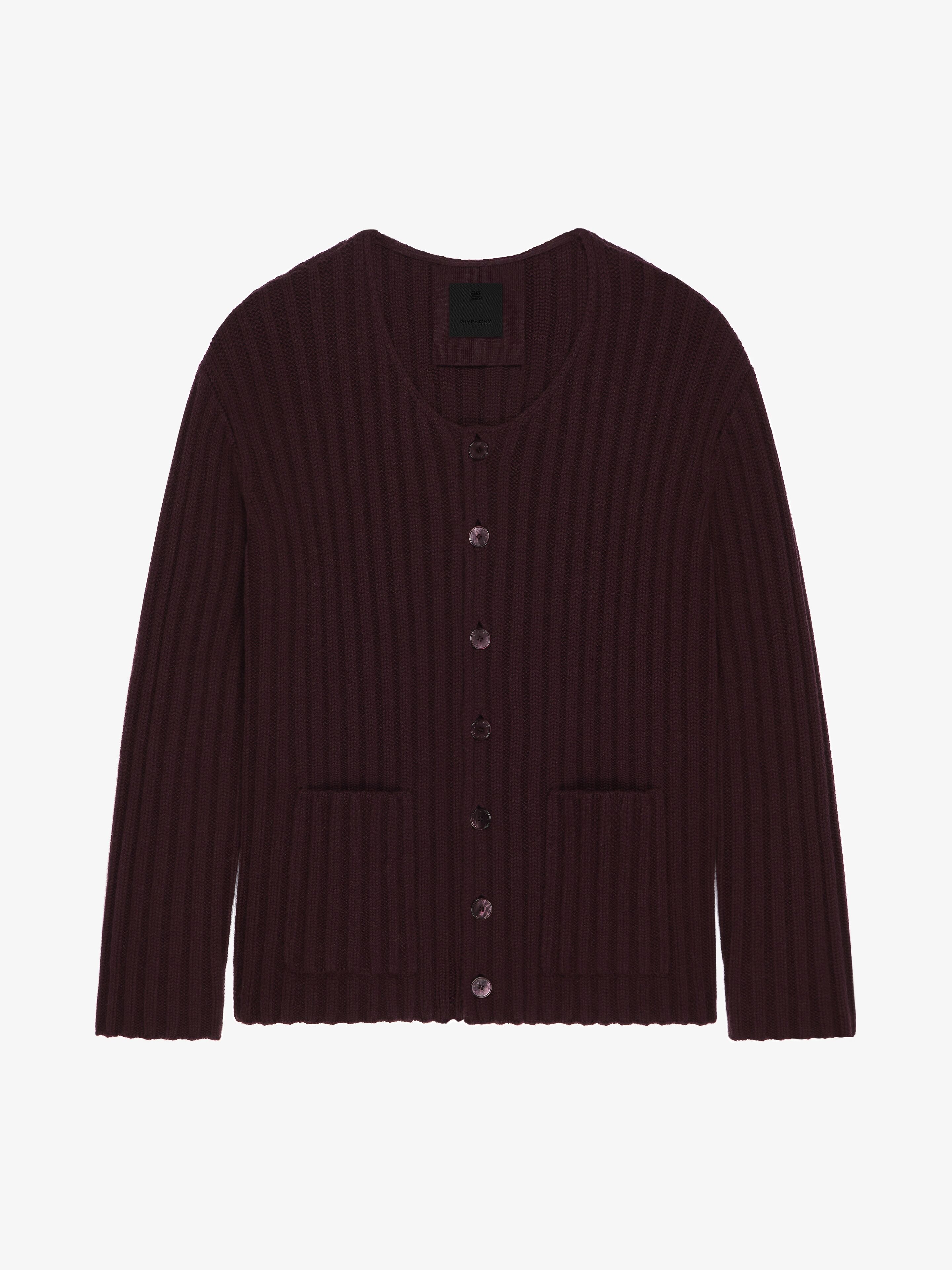 Givenchy - Cardigan En Cachemire - Rouge - pour Homme - Taille : XL