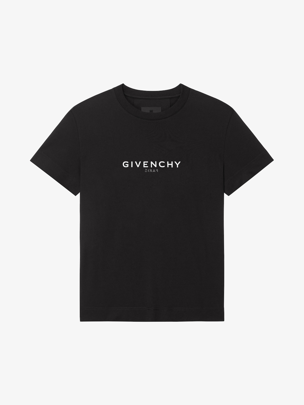 GIVENCHY Reverse oversized t-shirt in cotton - black | Givenchy