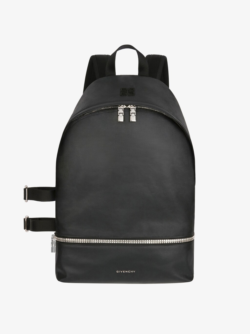 Essentiel U backpack in coated canvas black Givenchy US
