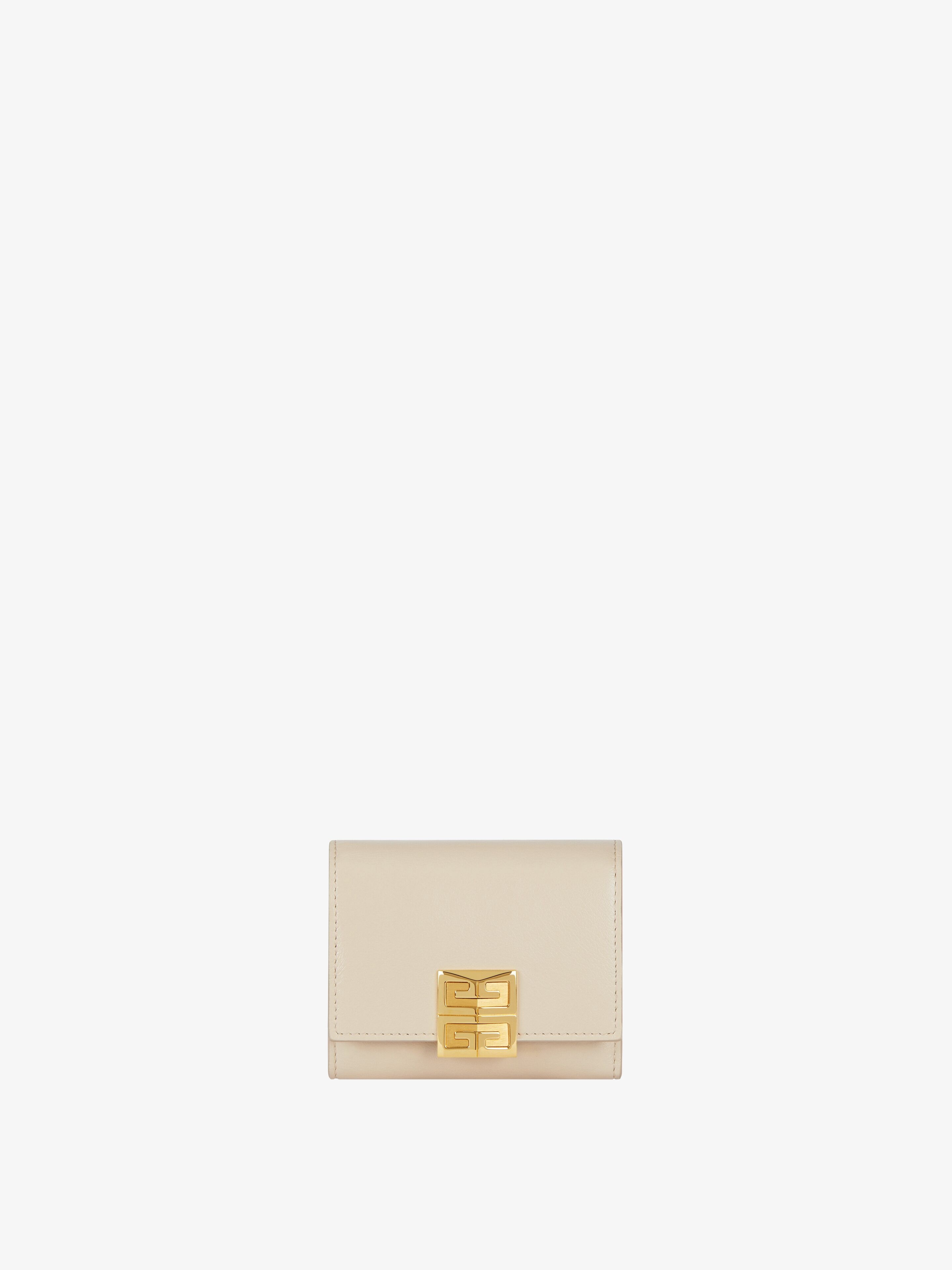 Givenchy - 4G Wallet In Grained Leather