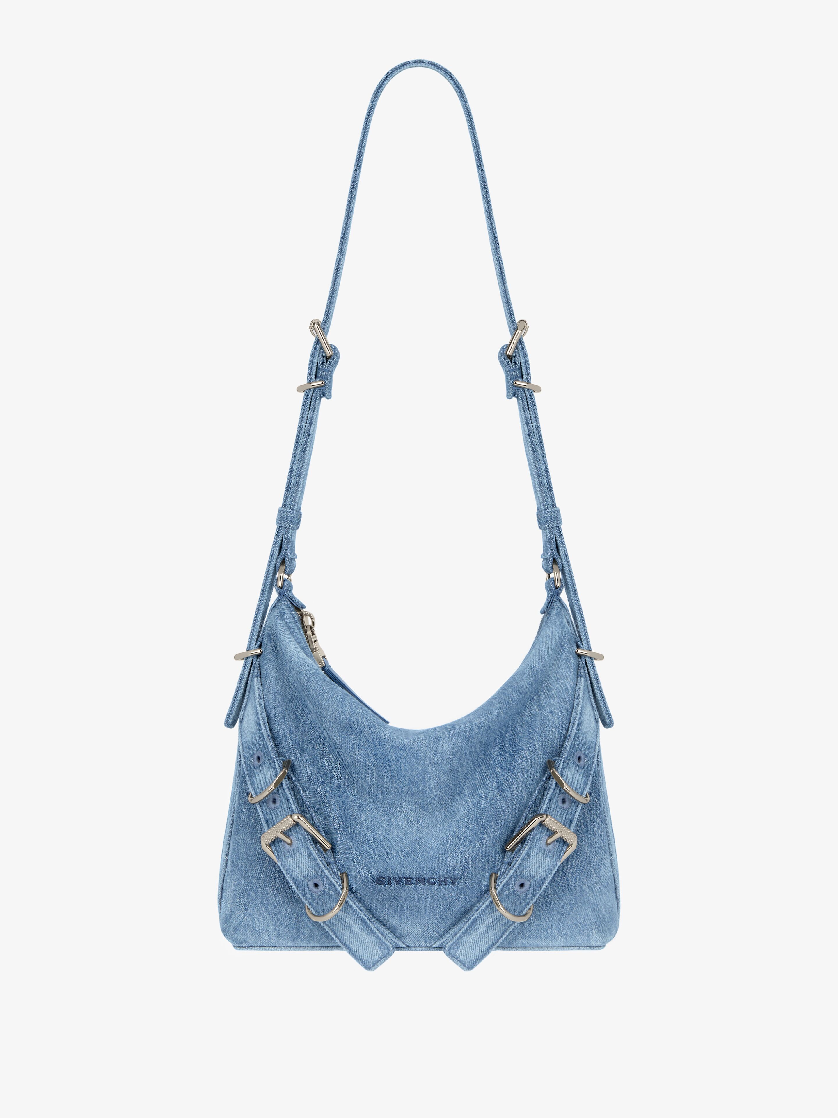 Givenchy - Voyou Crossbody Bag In Washed Denim