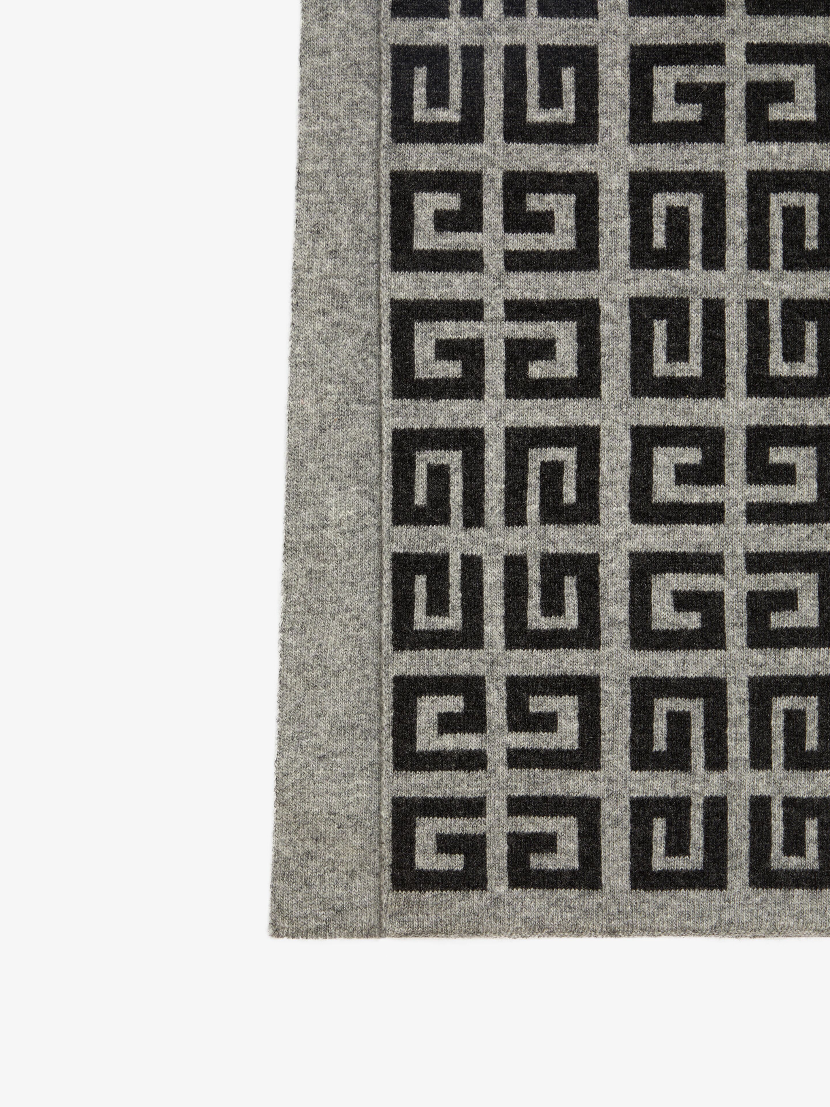 GIVENCHY 4G double sided scarf in wool and cashmere | Givenchy CA | Givenchy