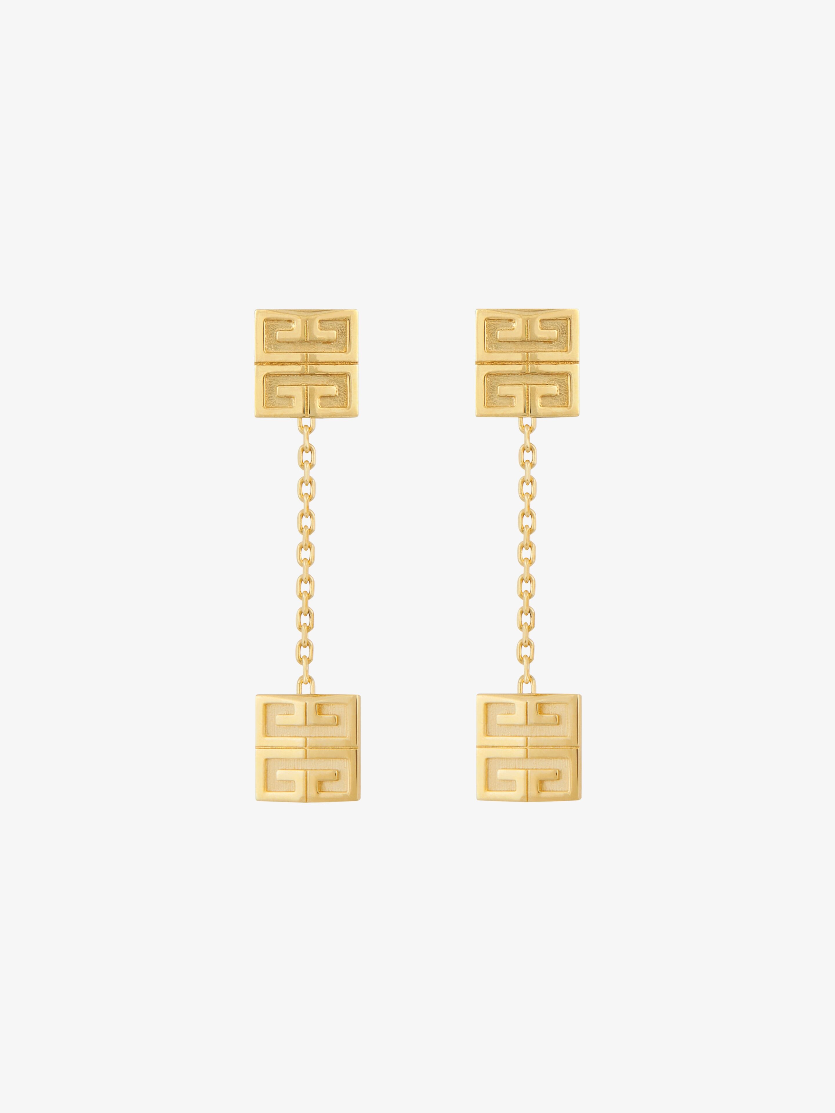 Givenchy 4g Pendant Drop Earrings In Multicolor