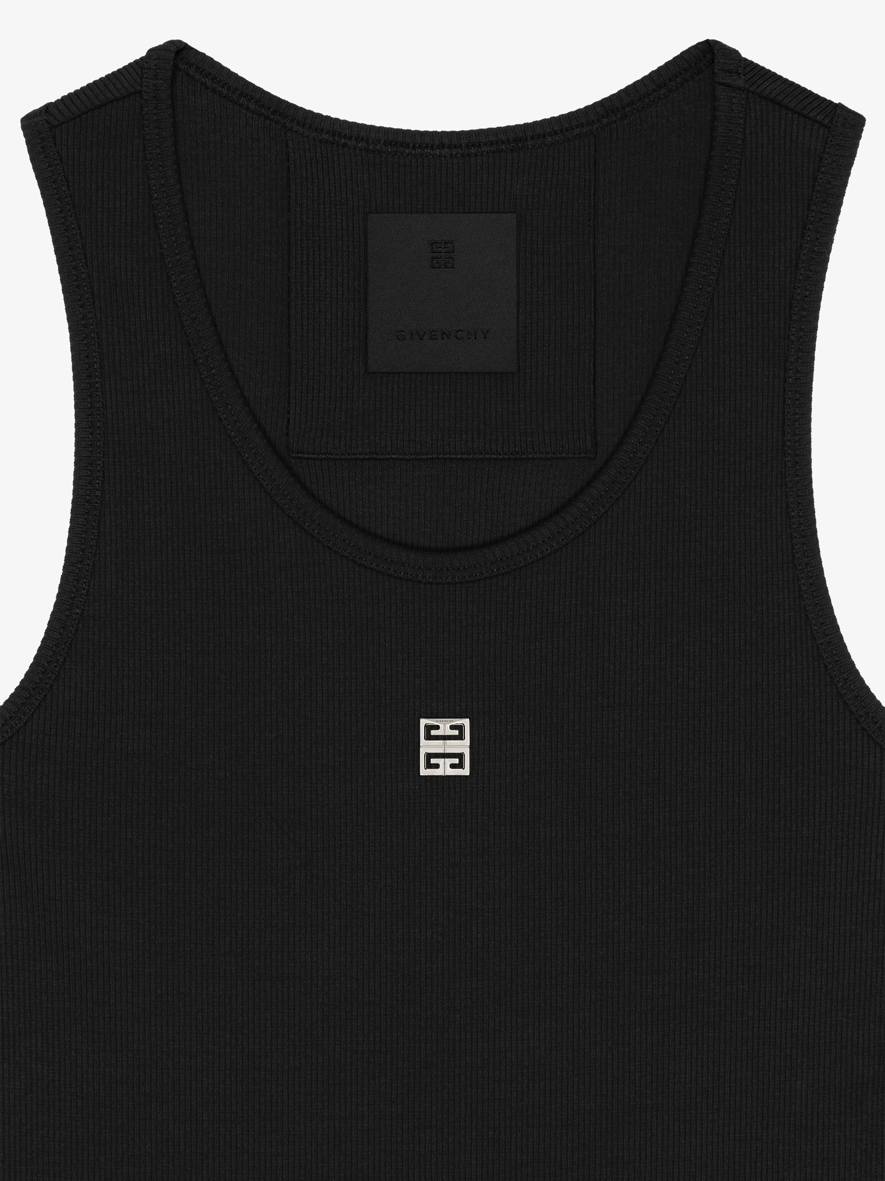 Tank dress in knit in - black | Givenchy US
