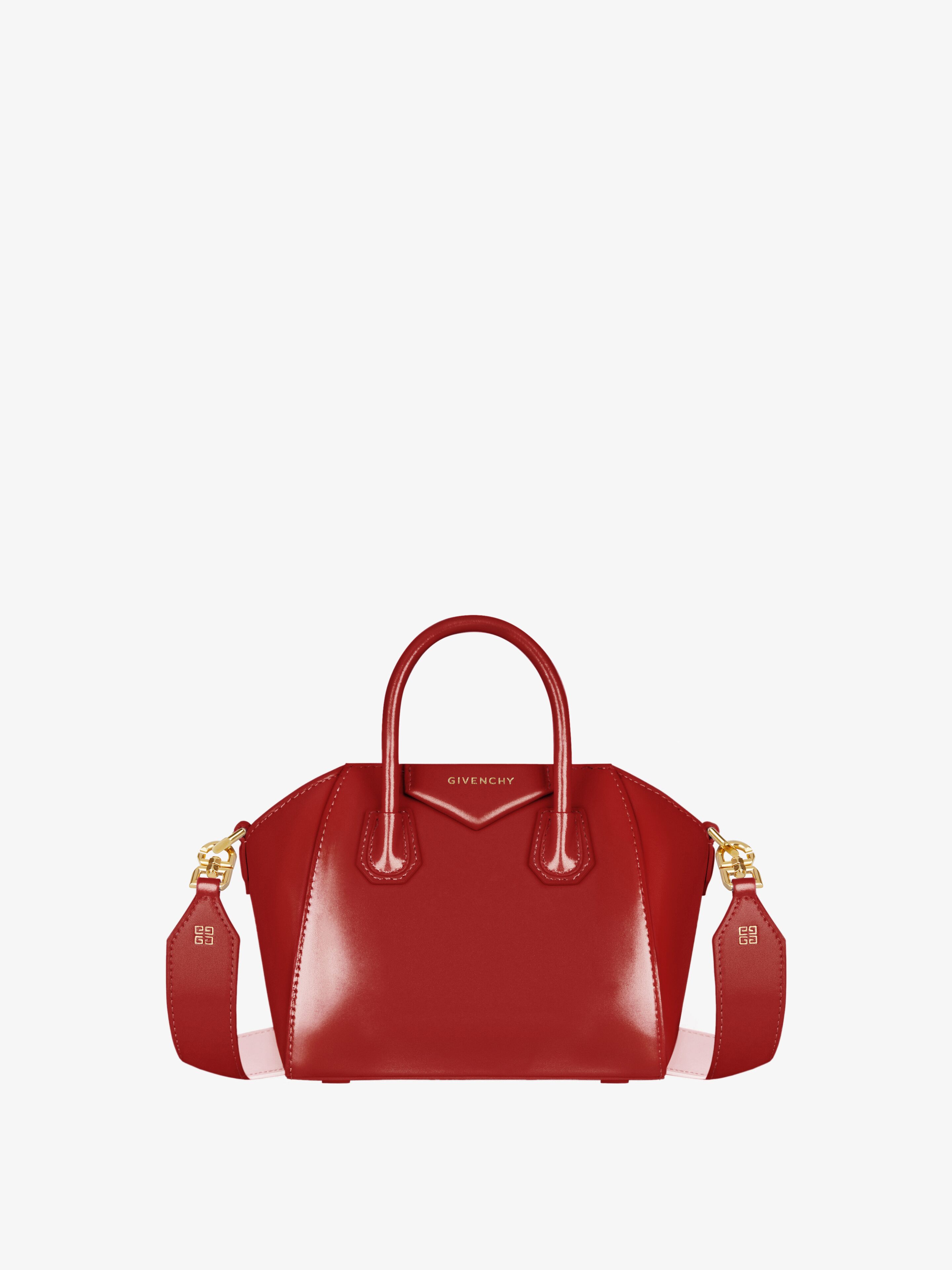 Shop Givenchy Antigona Toy Bag In Box Leather In Multicolor