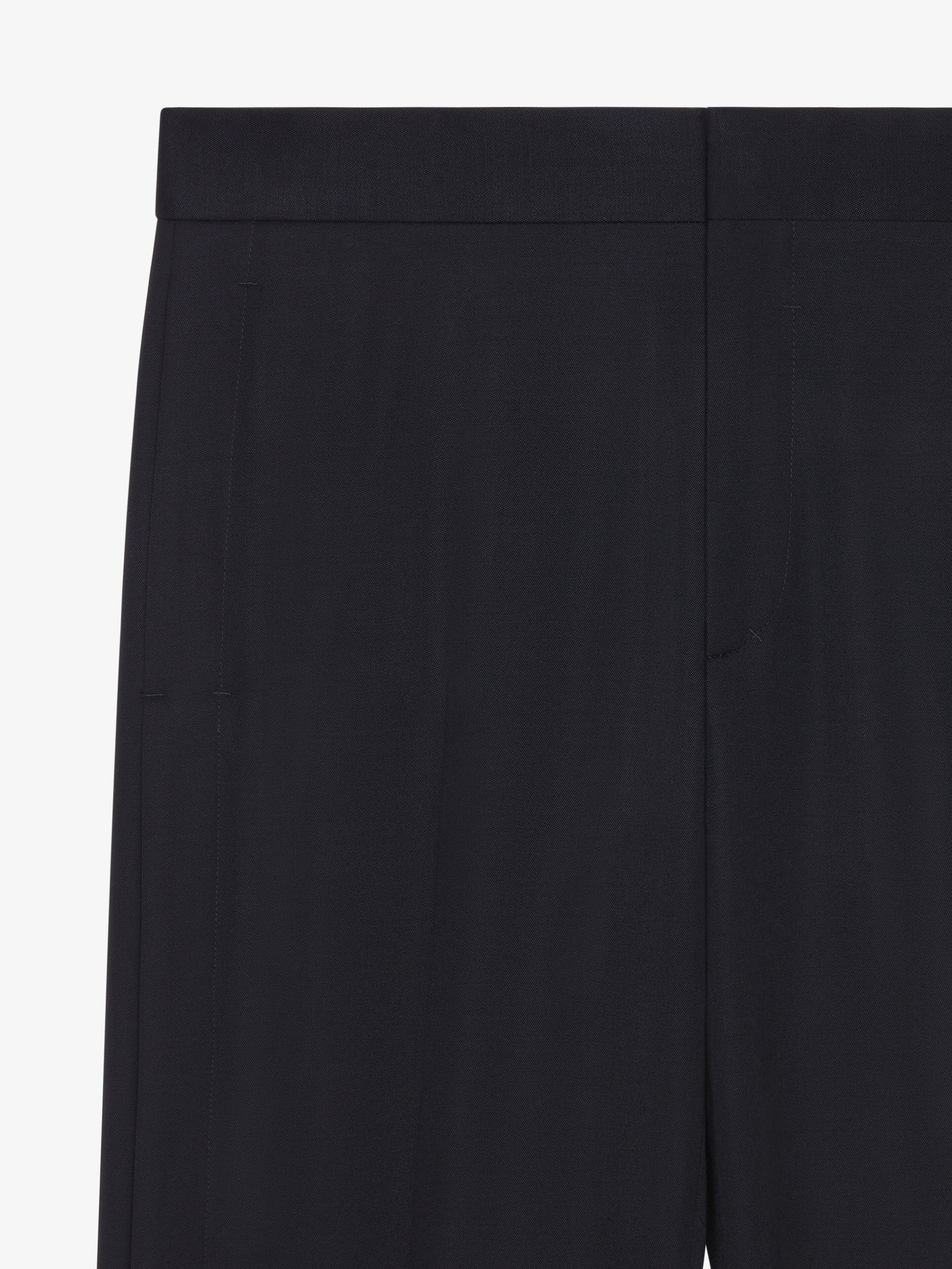 【関税＆送料込み】Givenchy Tailored Pants Tailored pants in wool in - black | Givenchy NL