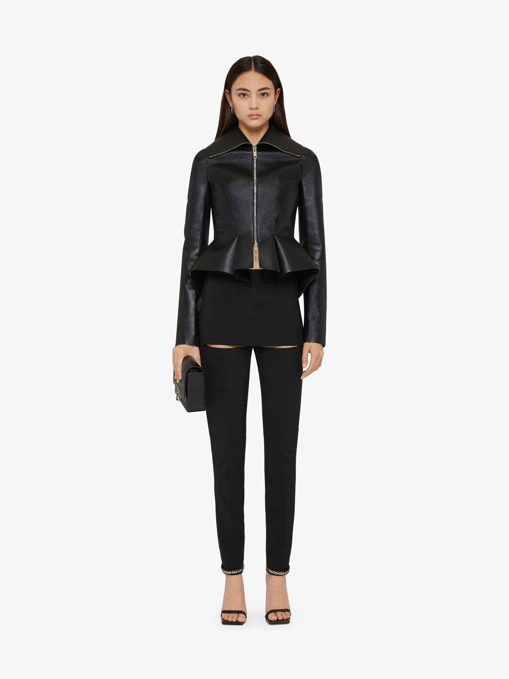 givenchy.com | Jacket in zipped leather