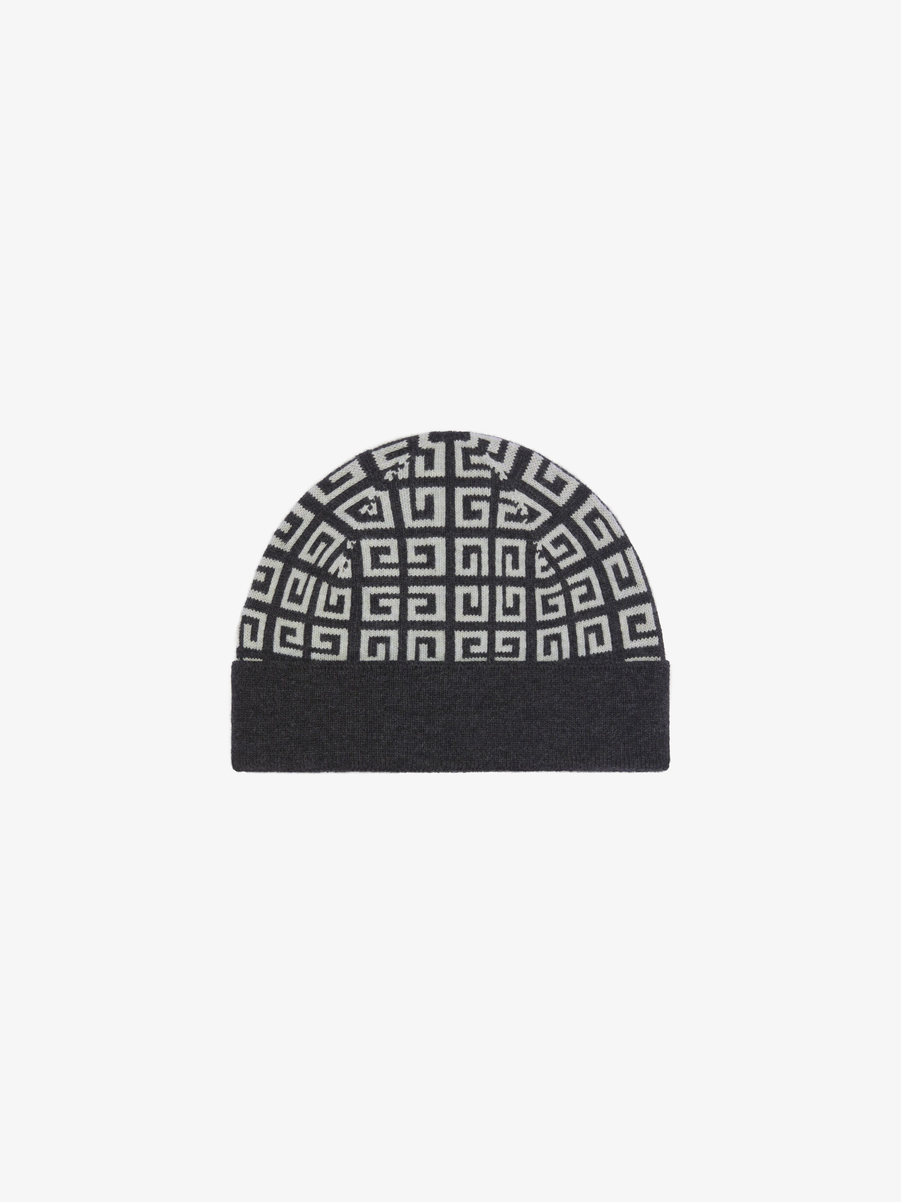 Givenchy - 4G Double Sided Beanie In Wool And Cashmere