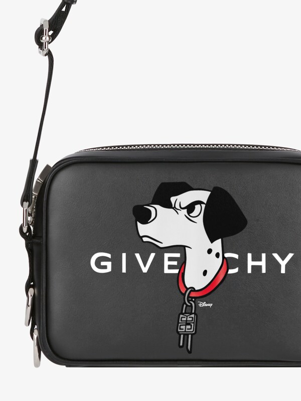 GEssentials 101 Dalmatians camera bag in printed leather black