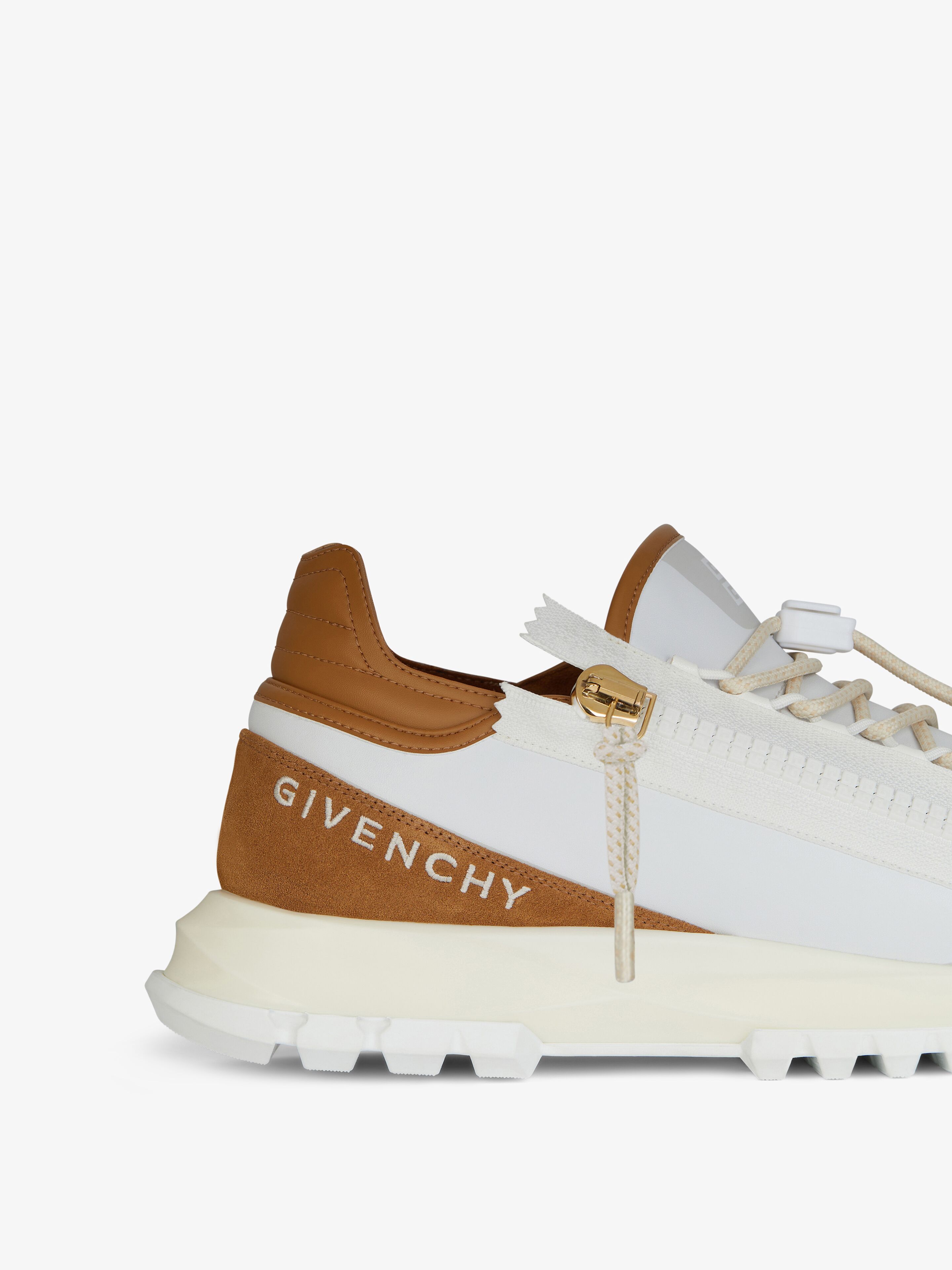 スペクターランナー スニーカー シンセティックレザー＆スエード - ホワイト/ブラウン | GIVENCHY JP