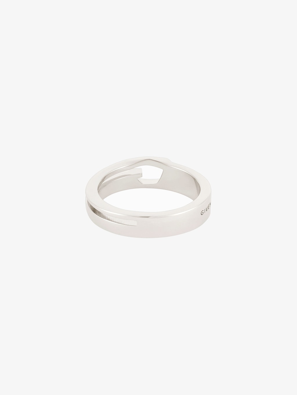 Giv Cut ring in metal - silvery | Givenchy US