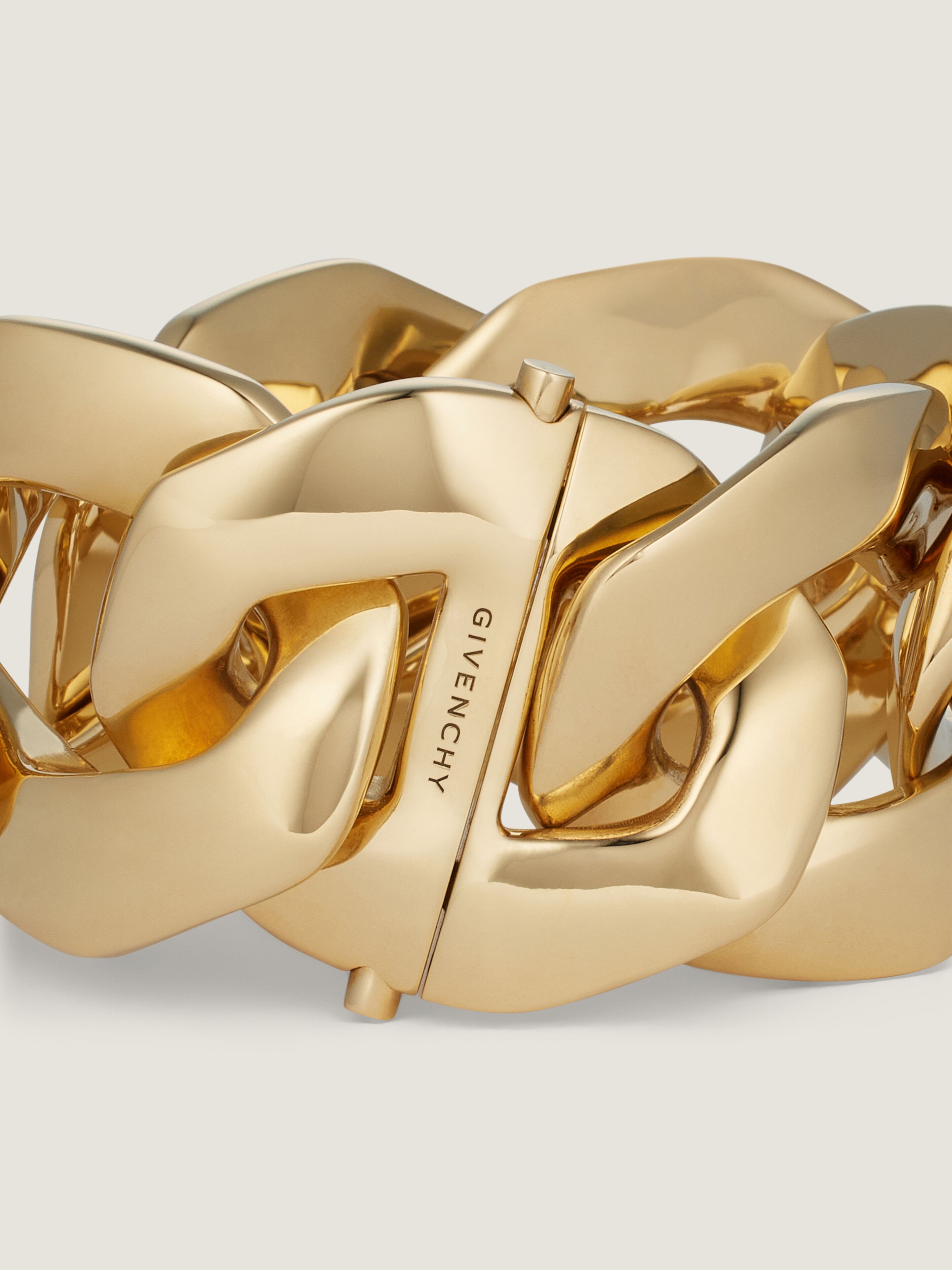 Chain bracelet in metal - golden yellow in - golden yellow