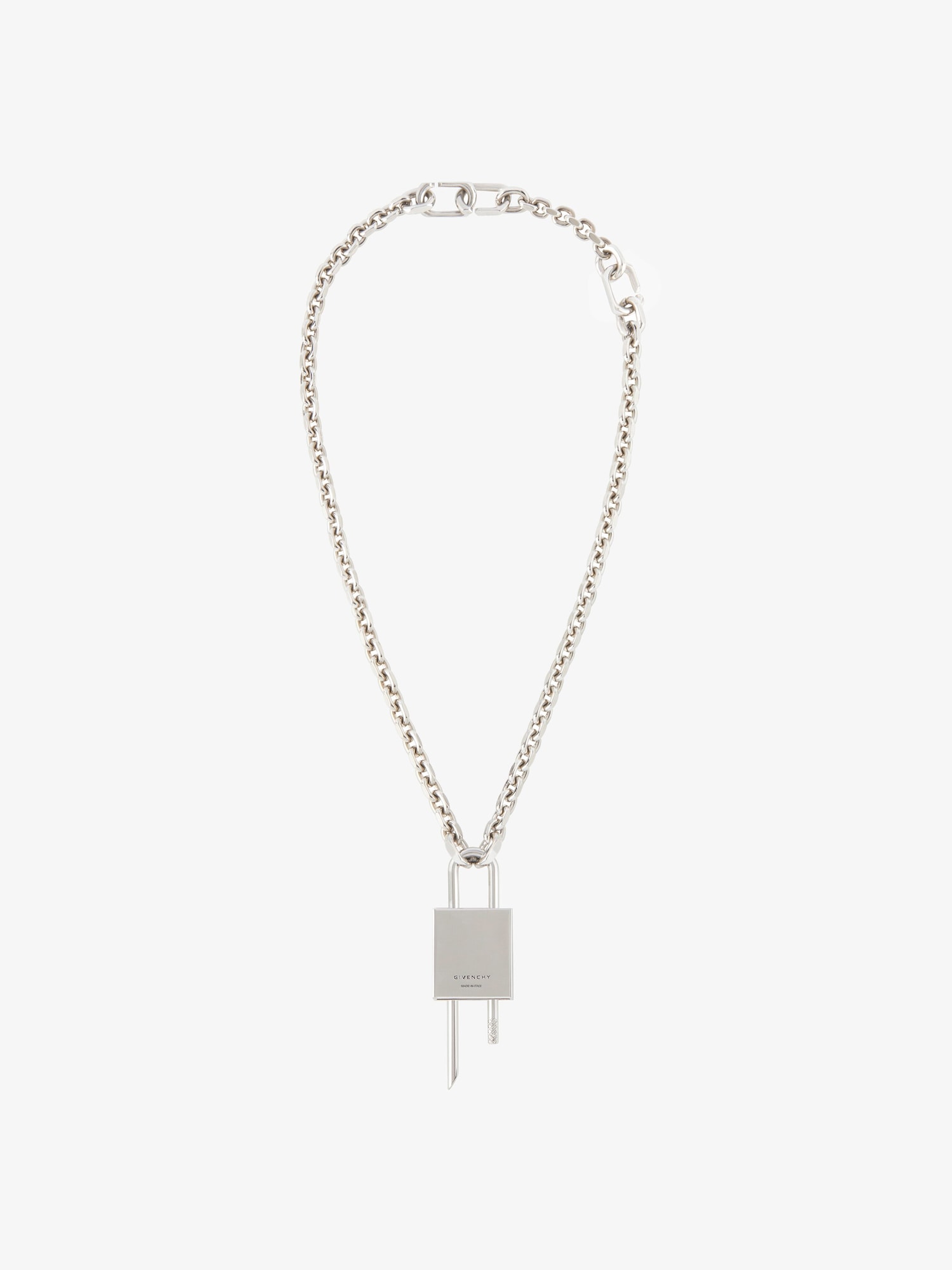 Small Lock necklace in metal in - silvery | Givenchy US 